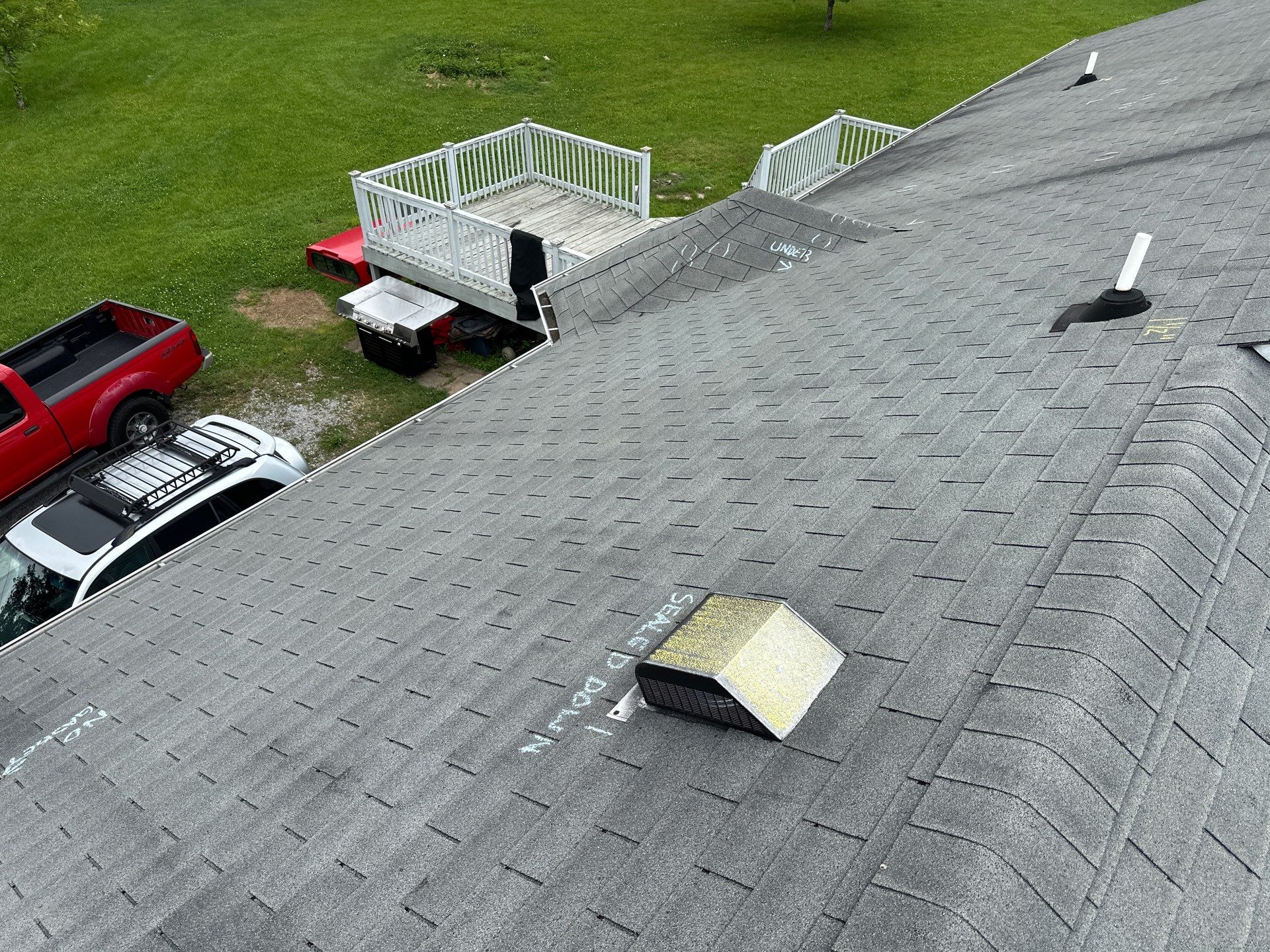 Solid Hail Damage - 3 Tab by Paragon Roofing