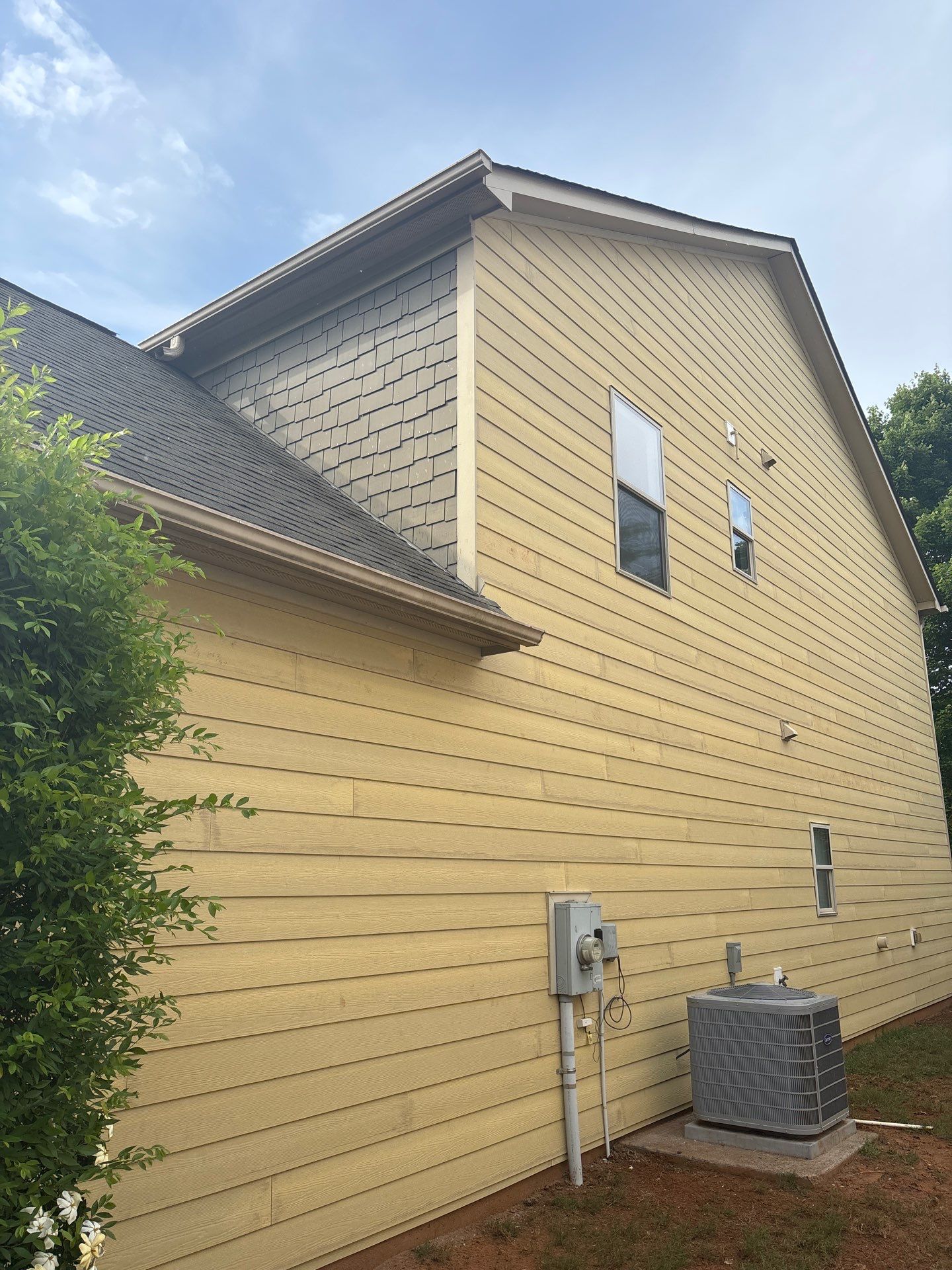 Acworth, GA Partial Siding Replacement using James Hardie Lap Siding by Nelson Exteriors 