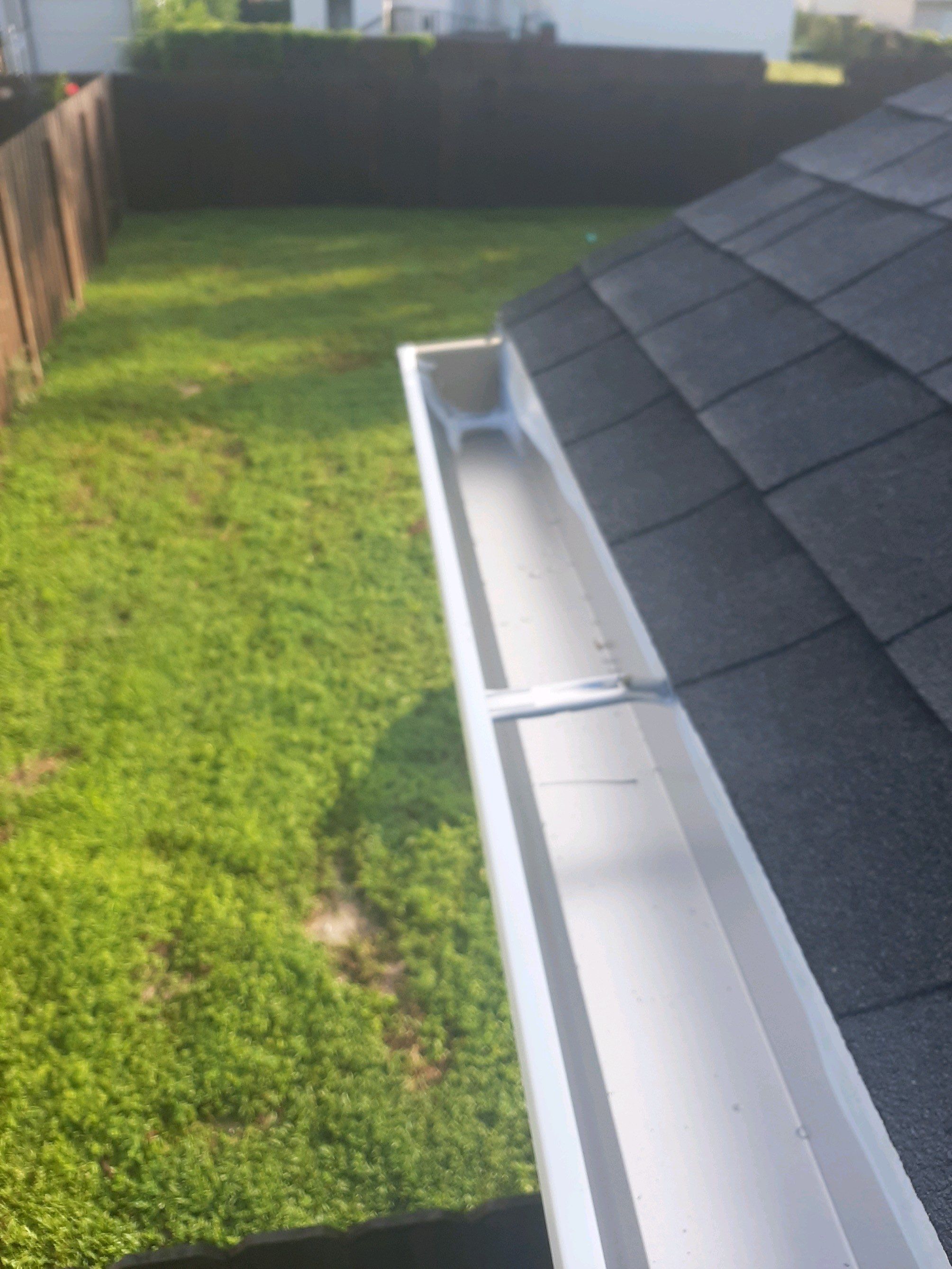 Gutter Installation using K-Style Seamless Gutters by Gutter Professors