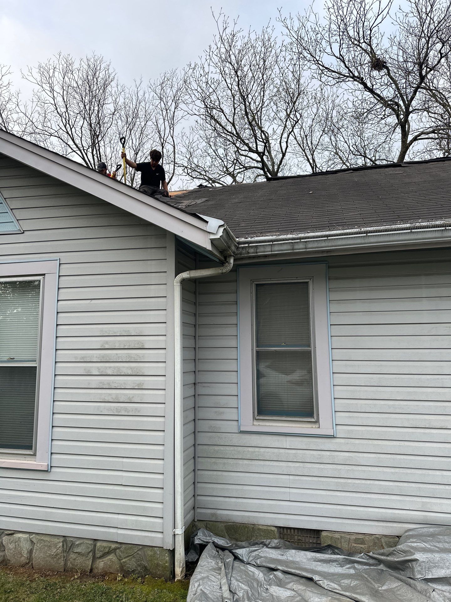 6" Seamless Low Gloss White Gutters and Guards  by Peak 2 Peak Services LLC