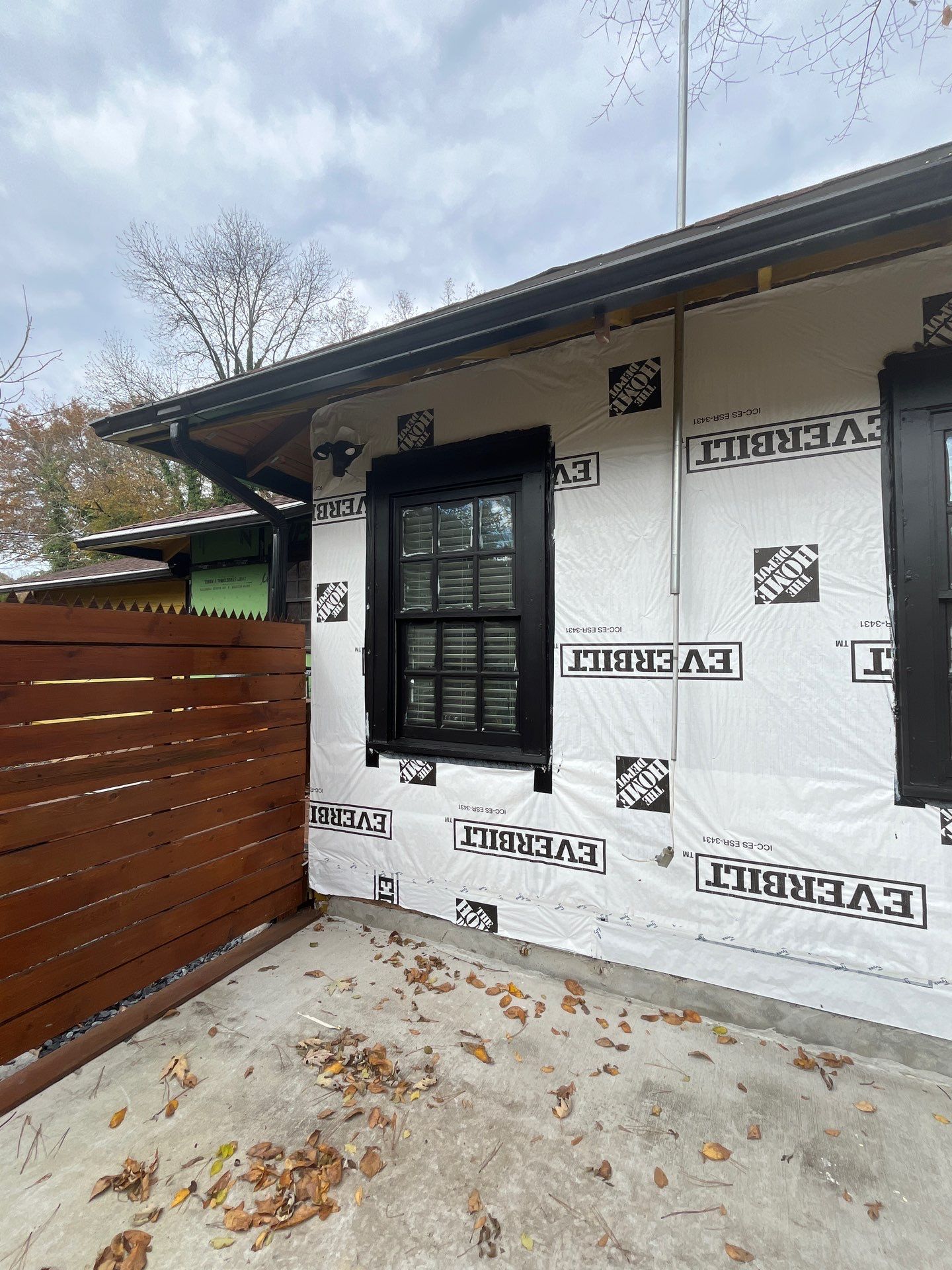 Cedar Tongue & Groove Porch Ceiling Installation Plus James Hardie Siding Replacement by Nelson Exteriors 