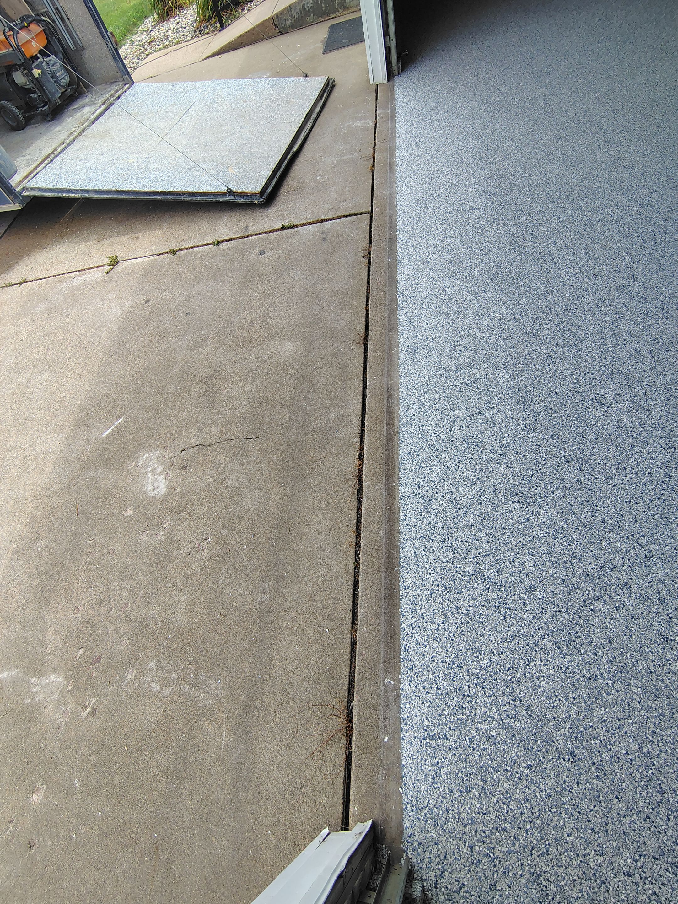 Garage Floor Concrete Coating and Surface Restoration in Colman by Select Painting, Coatings & Garage Cabinets