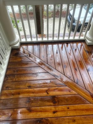 Deck using Wood Sealant