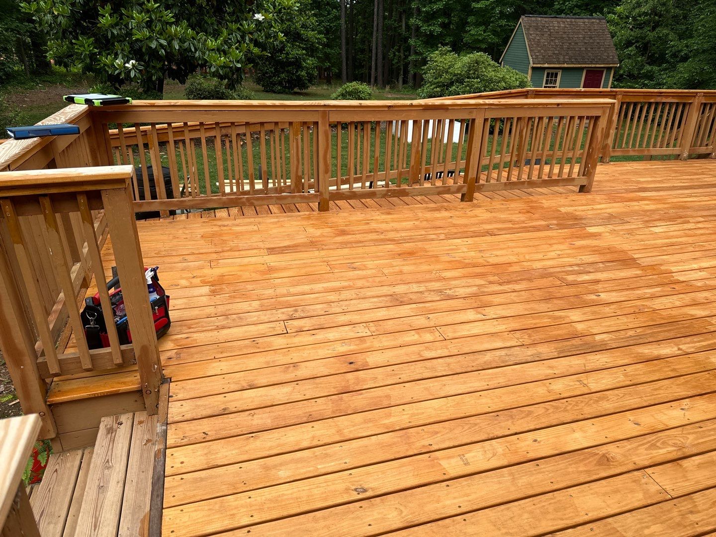 Weathered Deck using AcryFin by DuraSeal