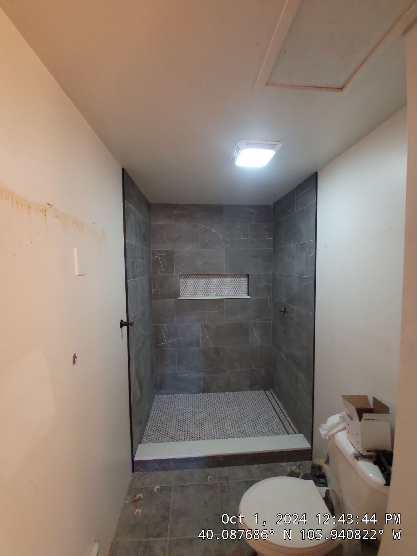 Bathroom Remodel Using Tile by Wheatley Creek Services