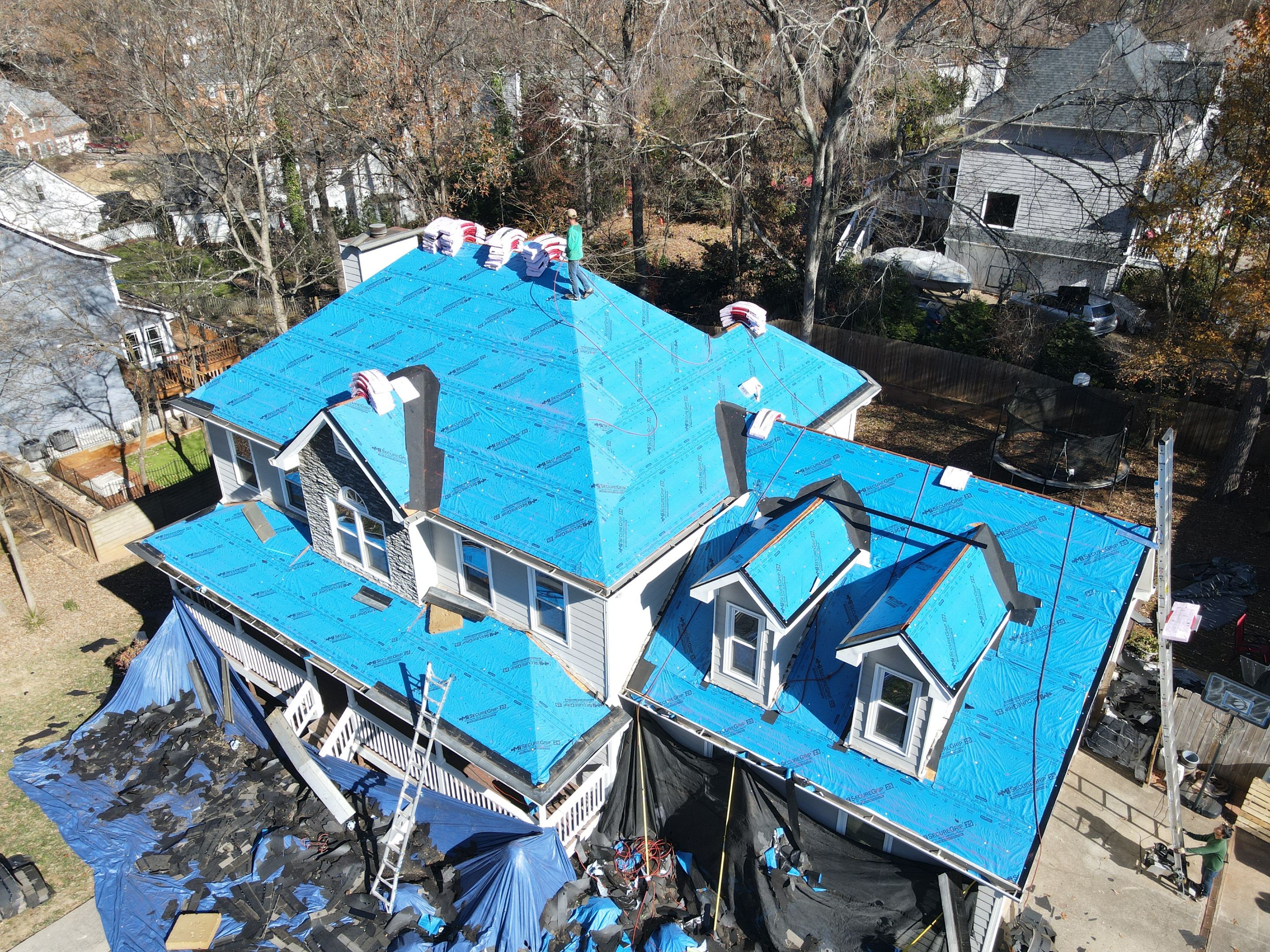 Residential Roofing Installation using Owens Corning by Inspector Roofing and Restoration