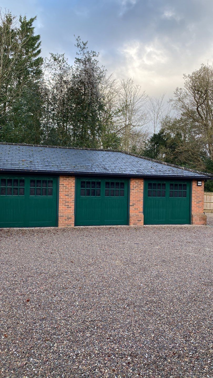 Garages Roof Cleaning using Honda 15lpm Low Pressure Washing Machine by Ges Exterior Cleaning ltd