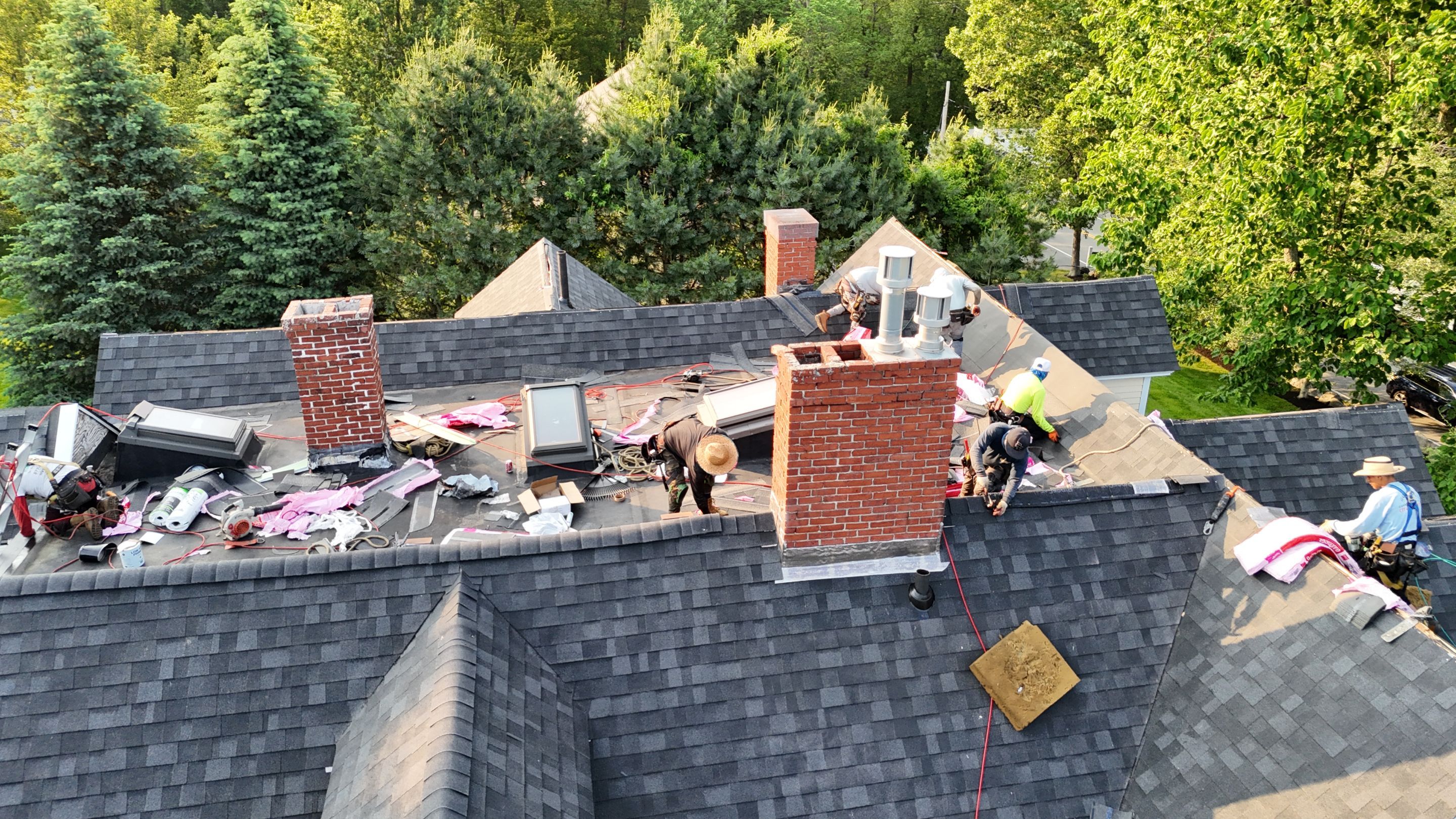 Full Roof Replacement & EPDM Restoration – North Andover, MA by Mighty Dog Roofing of Greater Middlesex County