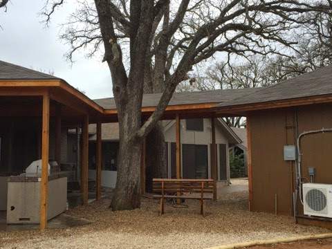Covered Walkway Patio for a Private School by First United Roofing & Construction