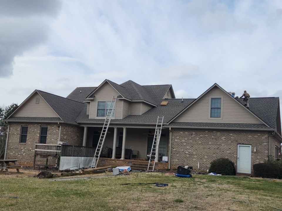 GAF Weathered Wood and Custom Copper by Just In Time Roofing and Restoration