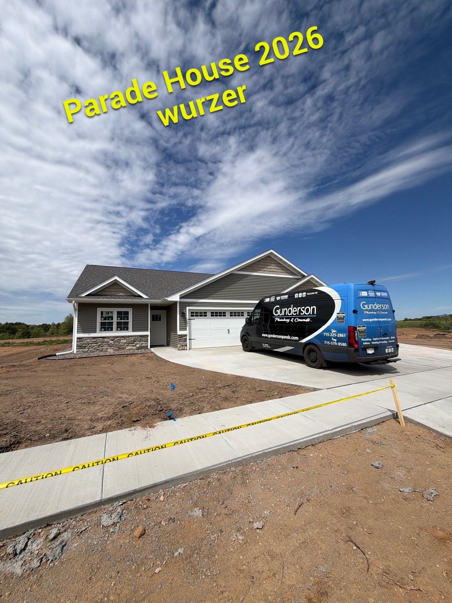 Full Residential Plumbing Installation for Eau Claire Parade Home