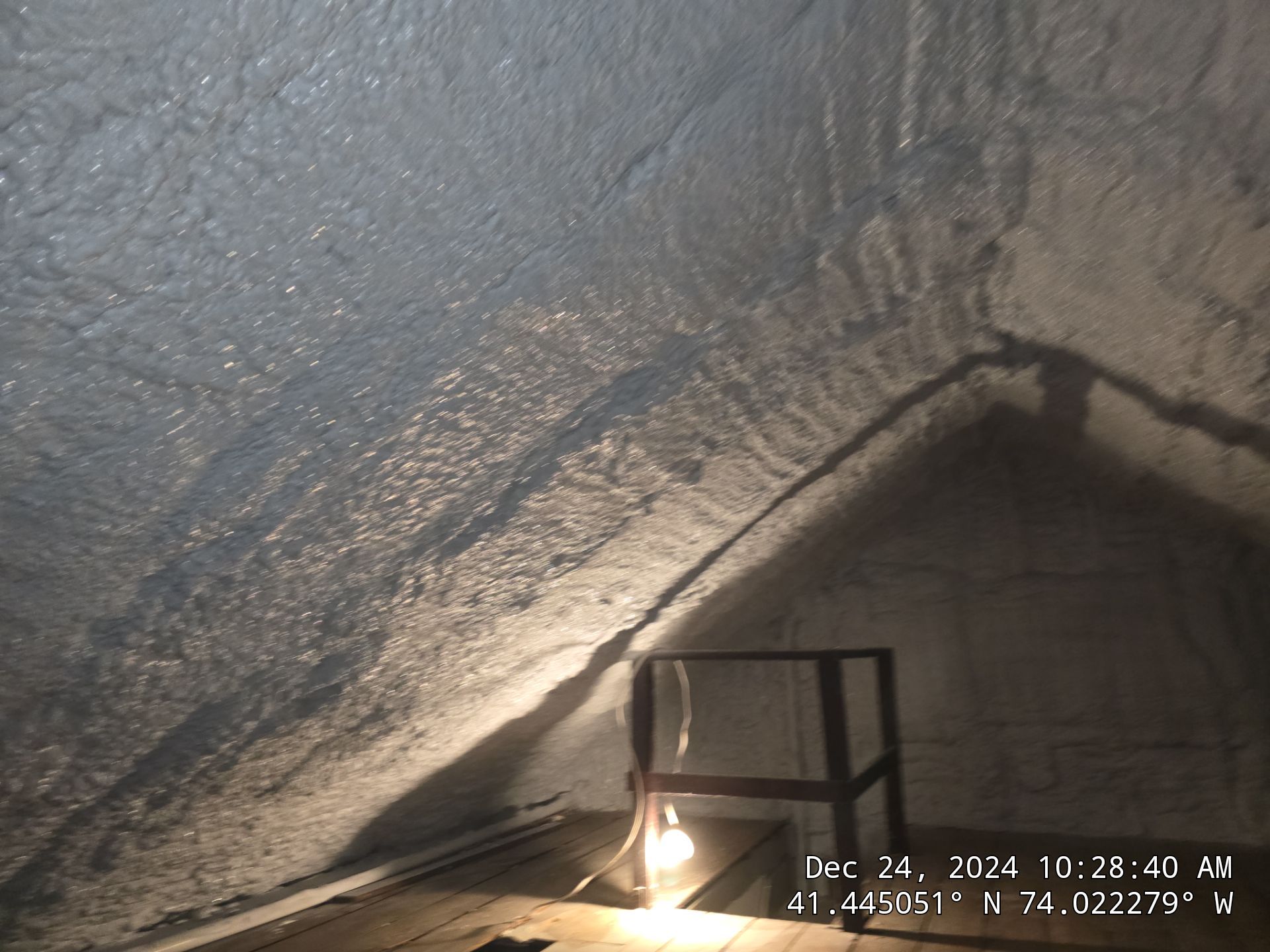 Attic Insulation using open cell spray foam by NYS Foam & Energy