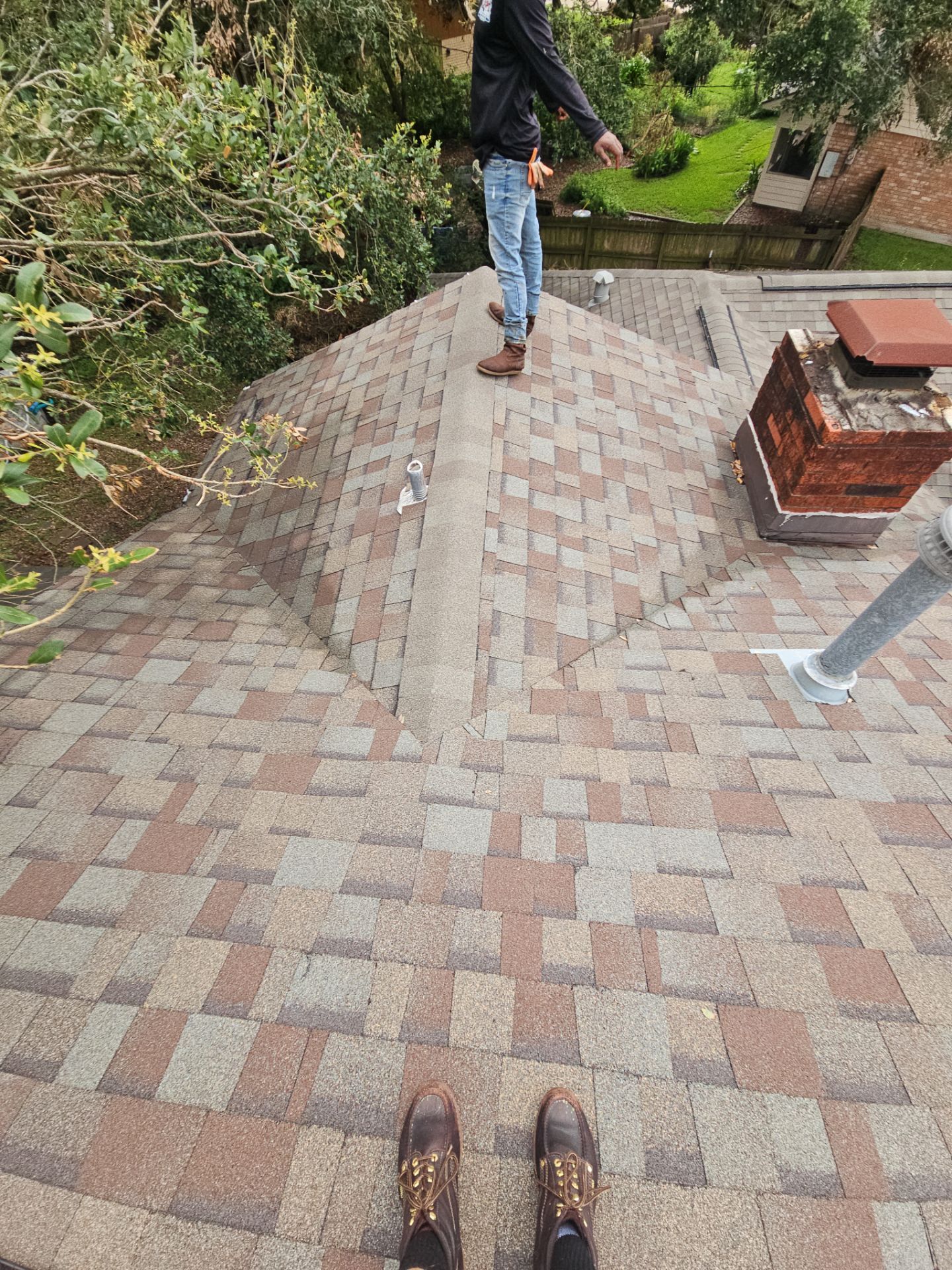 Residential Roofing Repair using Owen's Corning Duration (Lifetime) Shingles by Roof Repair Company