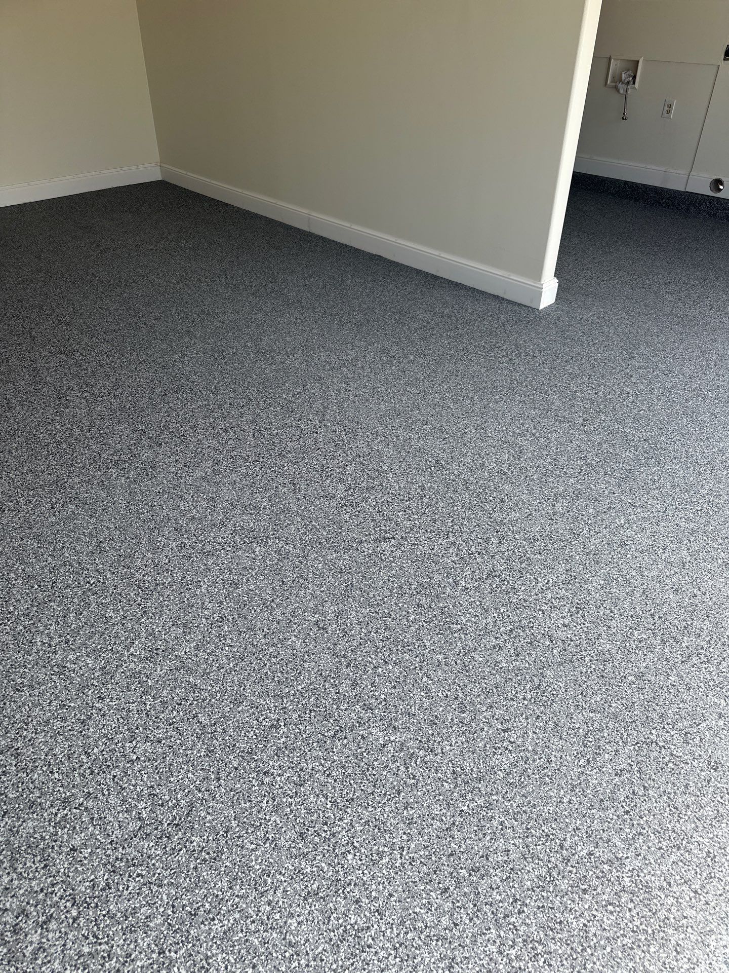 Morro Bay Garage Floor Transformation with Glacier chip Coating by MGP Coatings