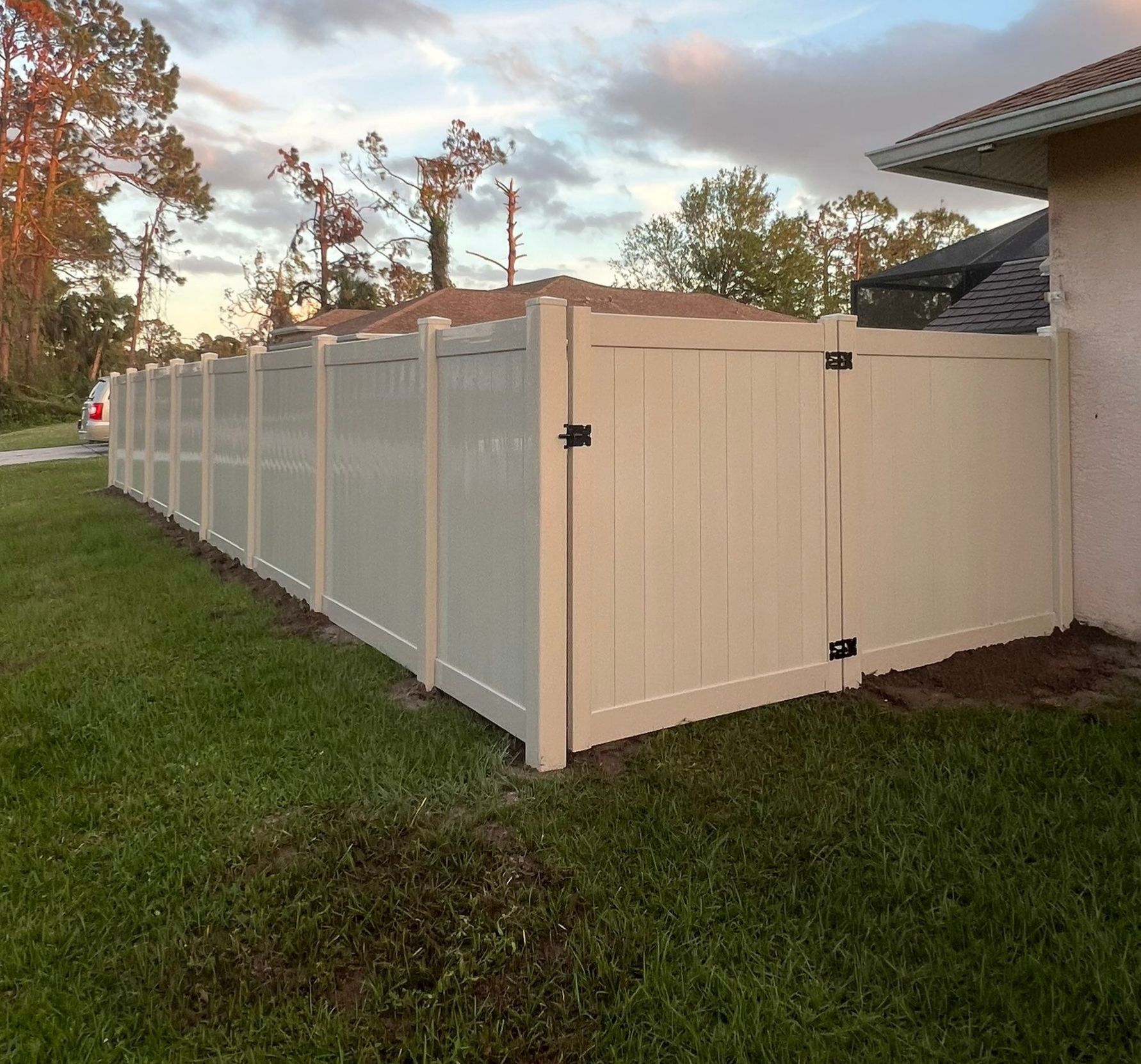 Vinyl Fence Installation using Vinyl Privacy Fence  by Asap fence and gates, LLC