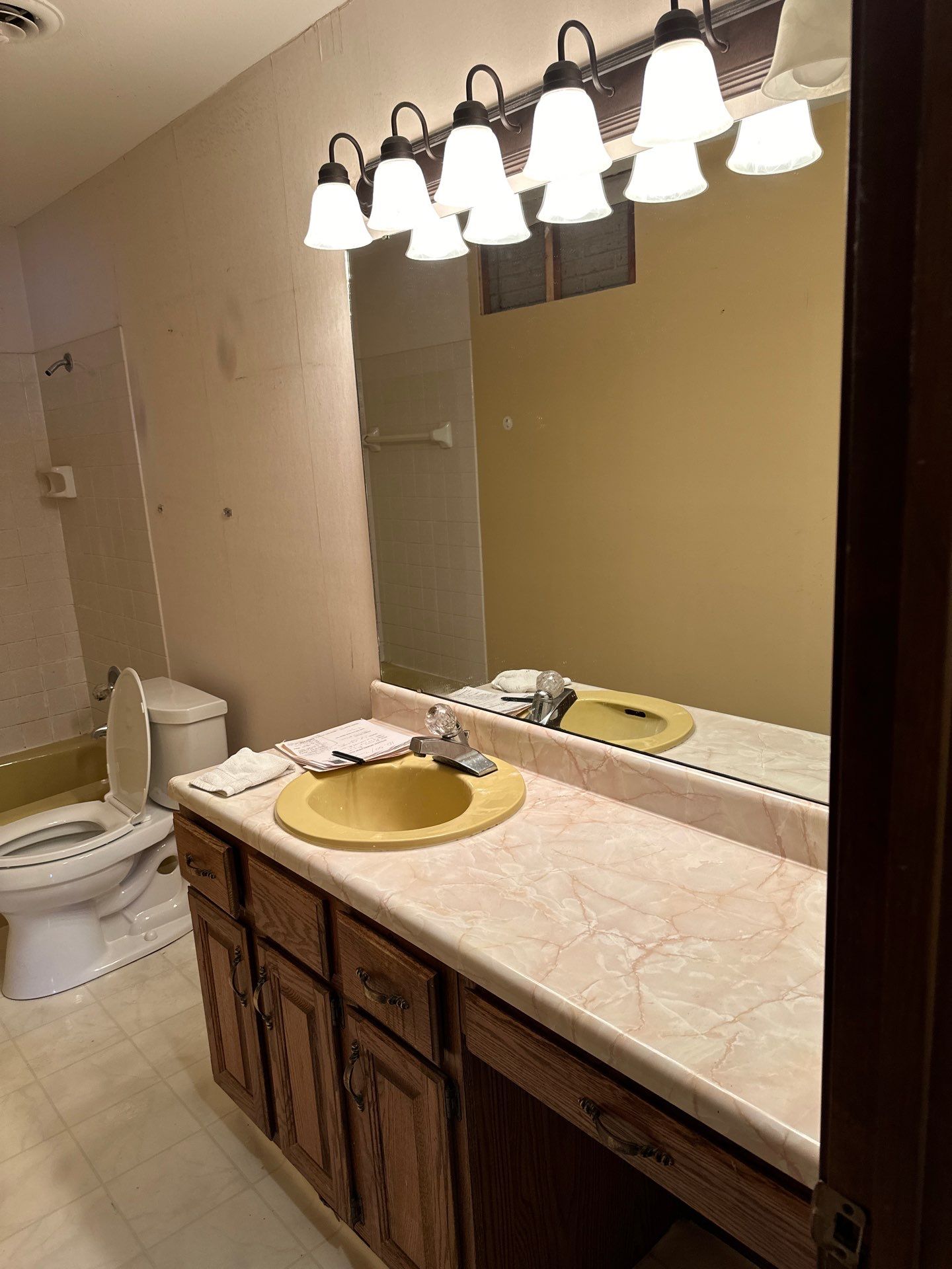Diane's Basement Bath Remodel by Kitchen Works LLC