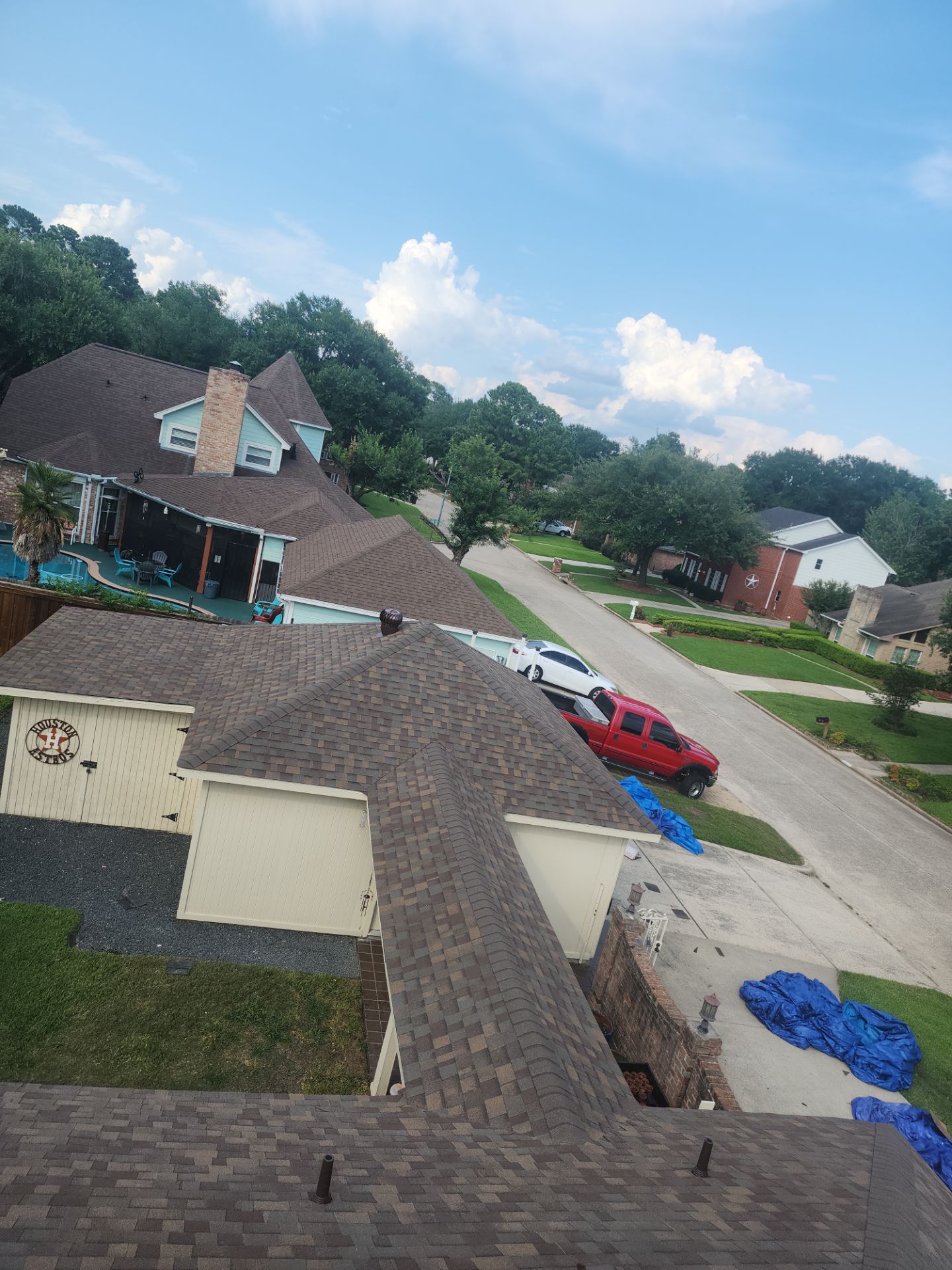 Residential Roofing Installation using Owen's Corning Duration (Lifetime) Shingles by Roof Repair Company