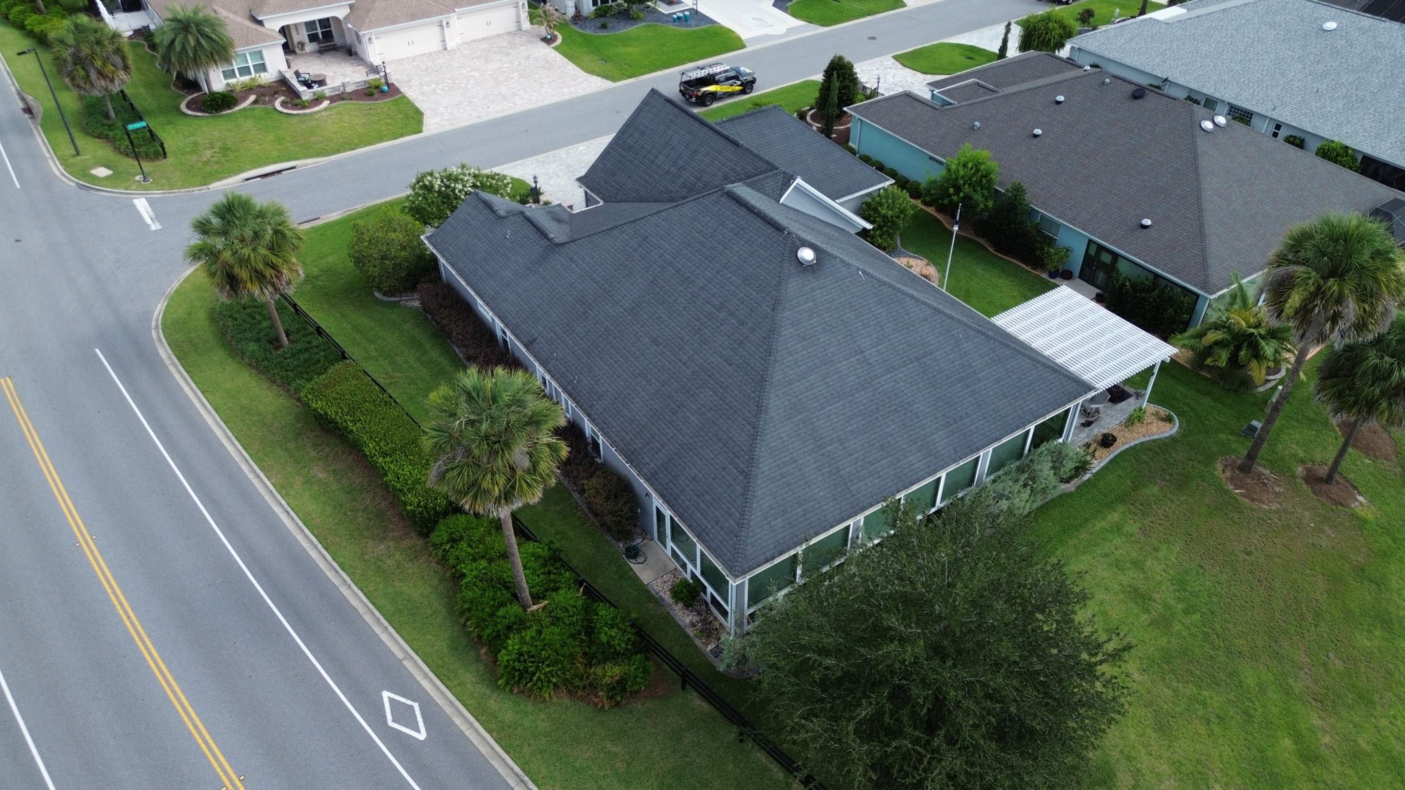 Before and After Shingle to Metal Residential Reroof | The Villages Fl by Gold Key Roofing