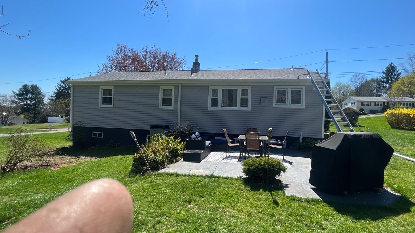Residential Roofing Installation using Residential Roofing Installation using Owens Corning TruDefinition Duration - Quarry Gray & Sterling Gray Mainstreet siding by A Plus Exterior