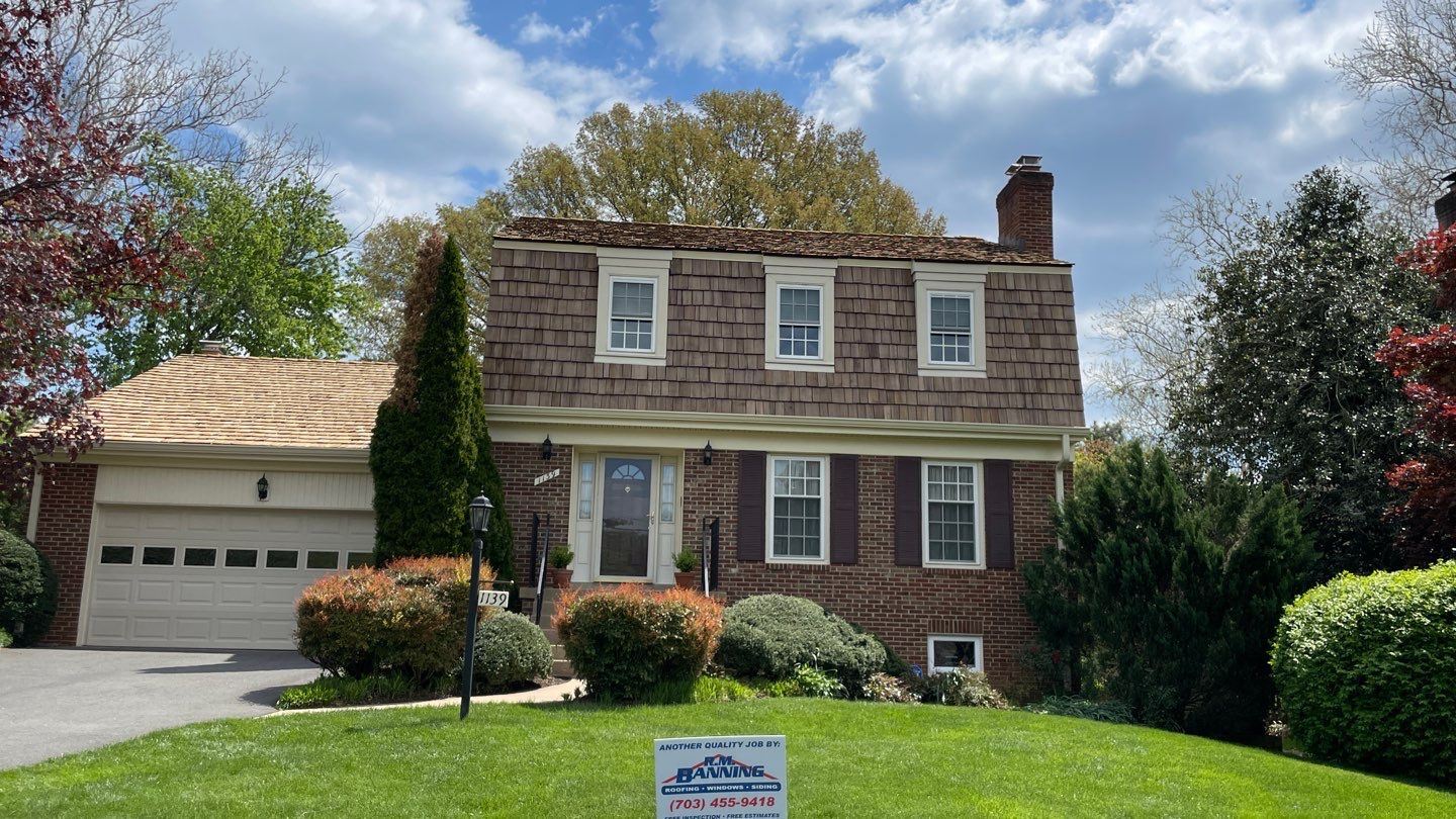McLean Cedar Shake Roofing Project  by RM Banning, Inc.