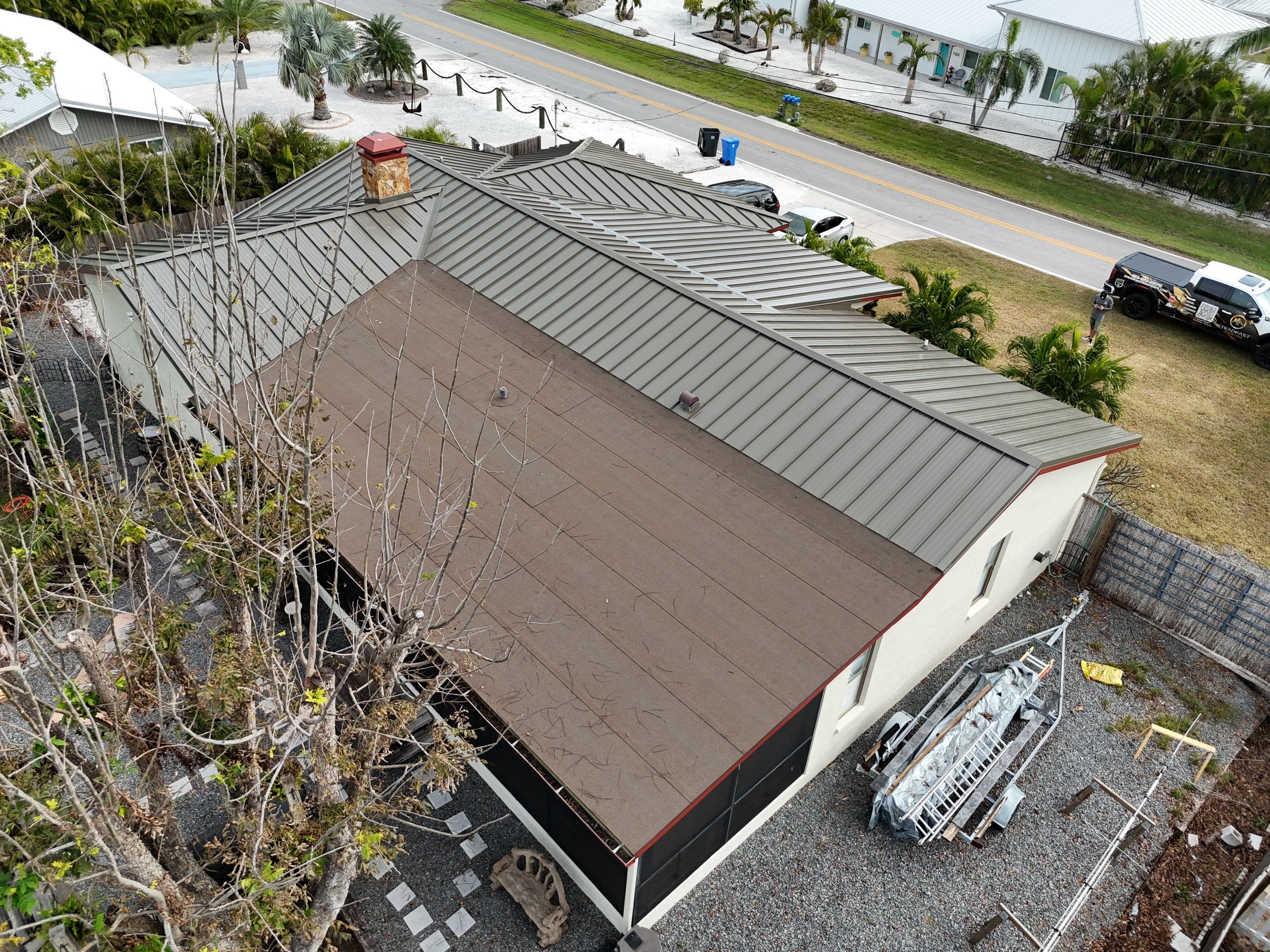 Roof replacement in Ruskin FL. by Steadfast Roofing 