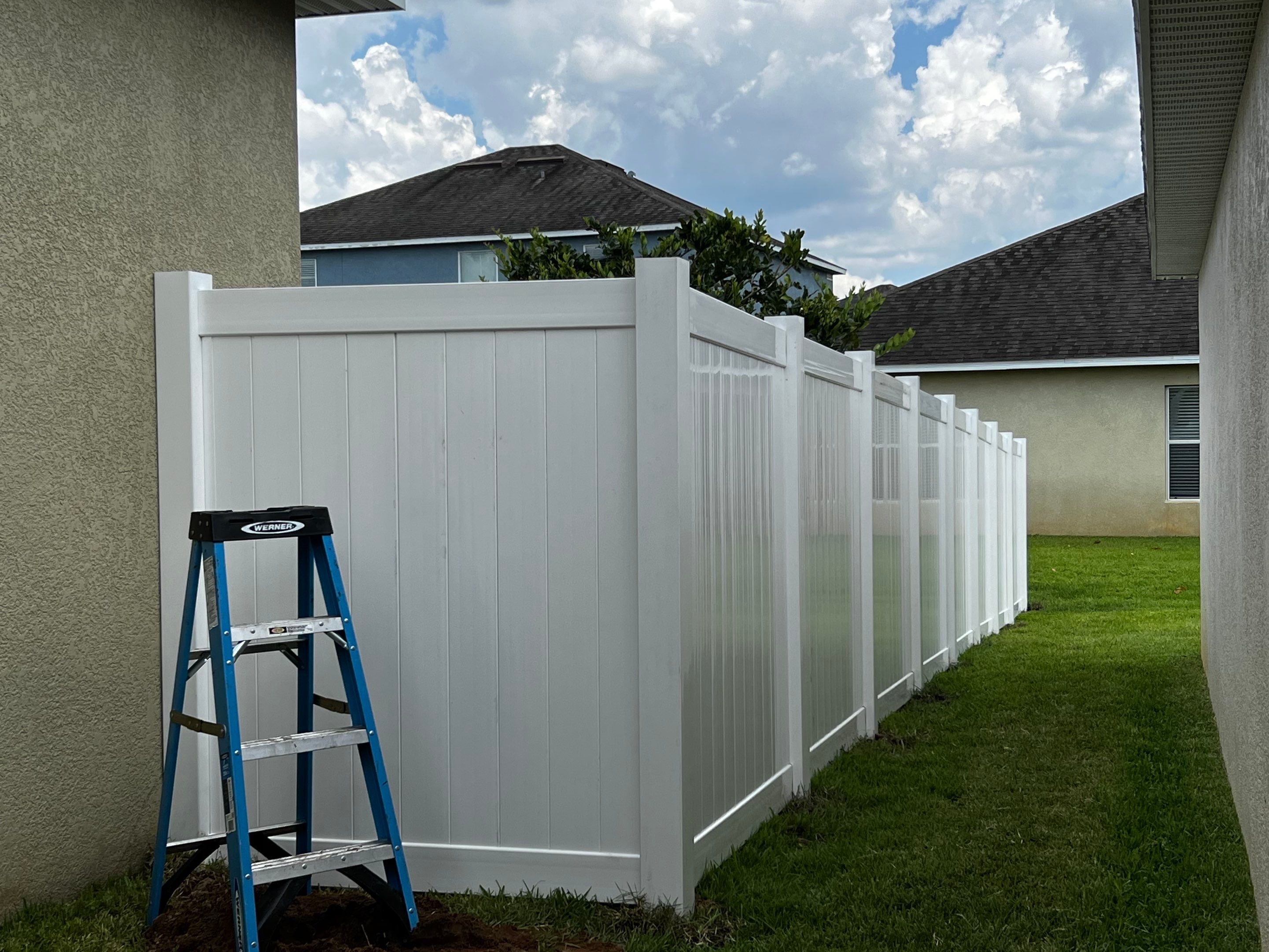 Riverview, FL 6ft. Tall White Vinyl Privacy Fence by Asap fence and gates, LLC