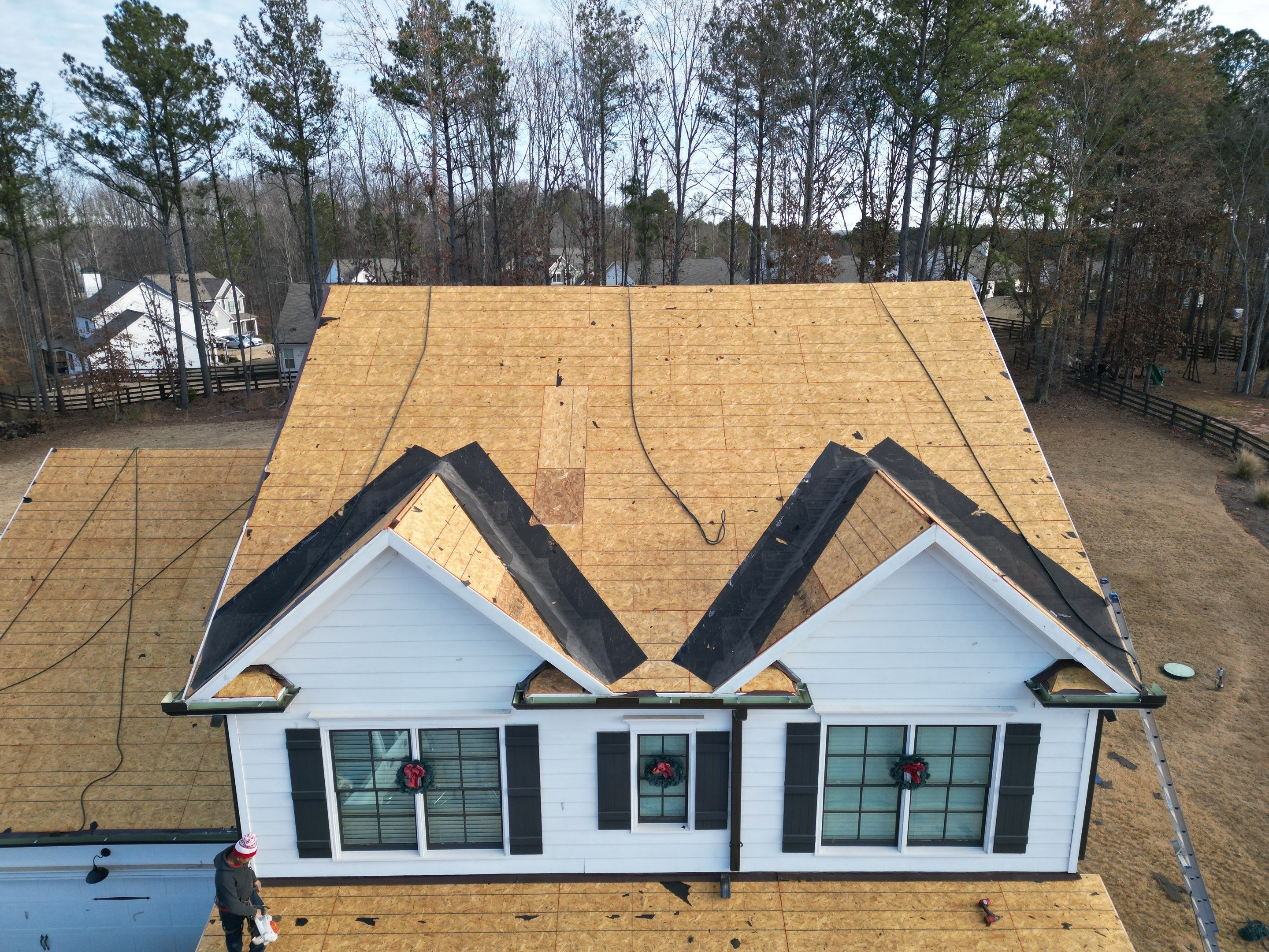 Wind damamge  by Deerfield Roofing LLC