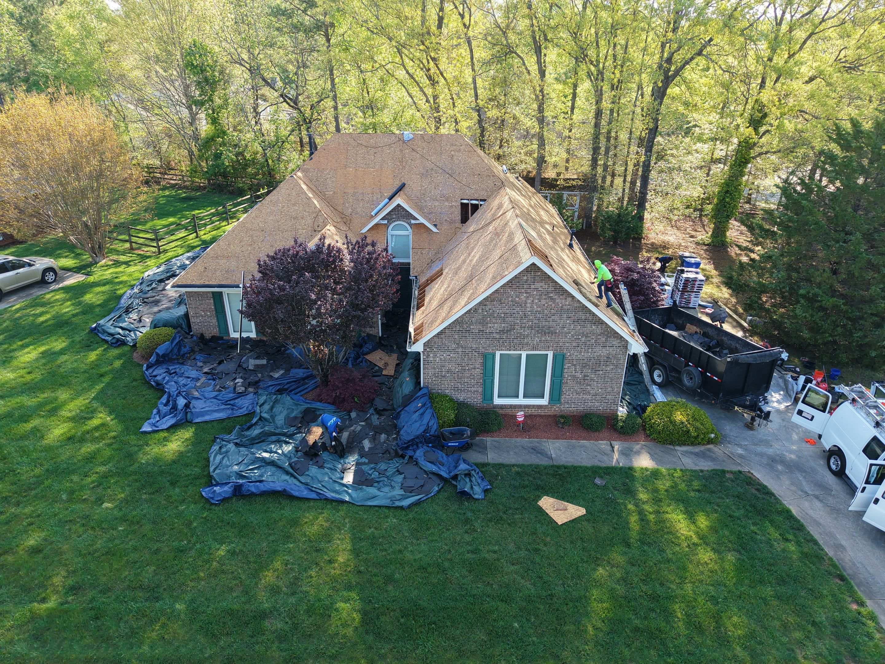 Residential Roofing Installation using TAMKO TITAN XT Rustic Black by RISE Roofing & Restoration, LLC
