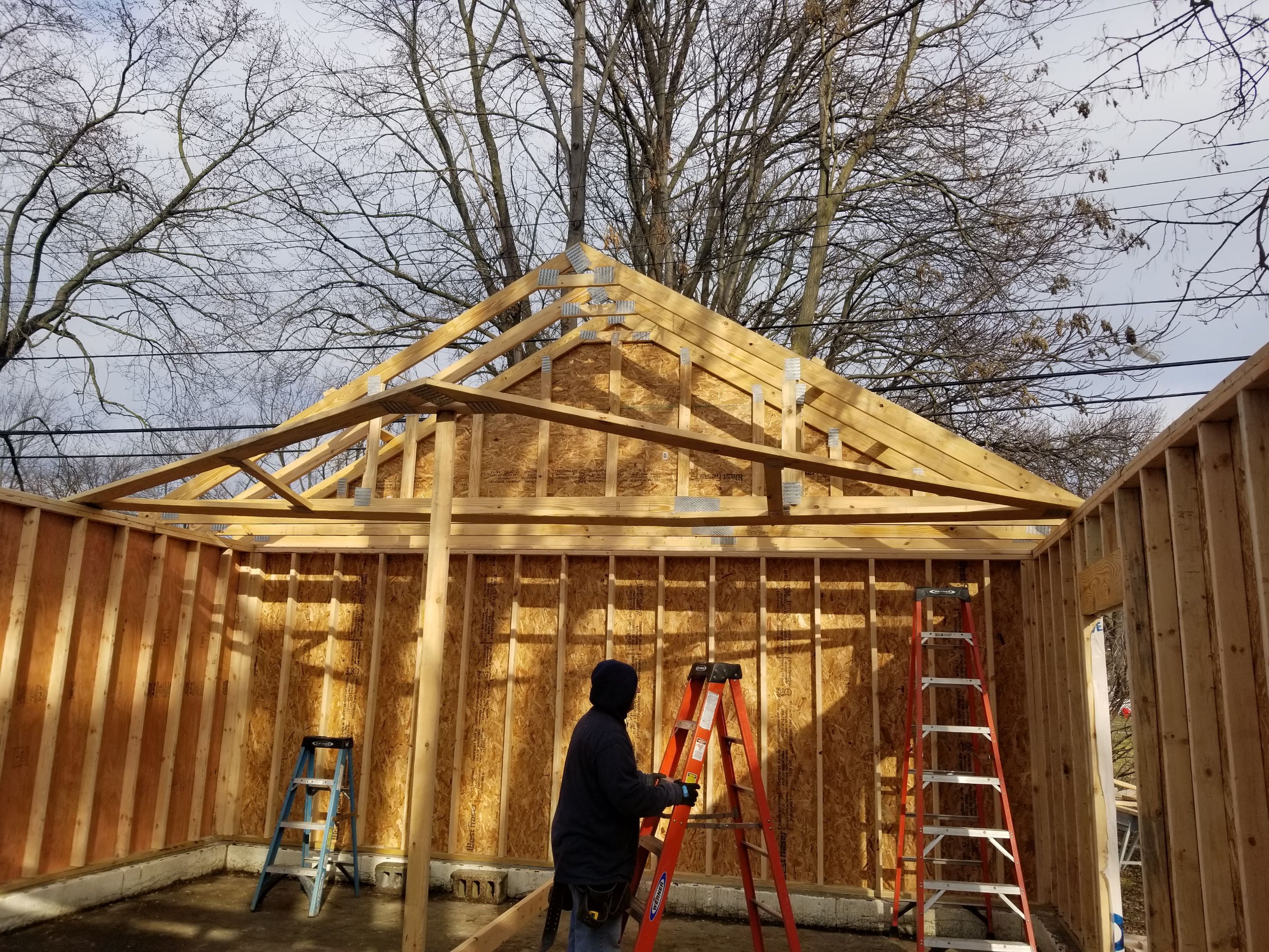 New Garage Build  by Northwest Construction 