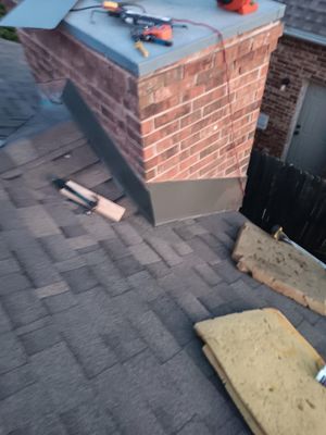 chimney flashing repair in Edmond