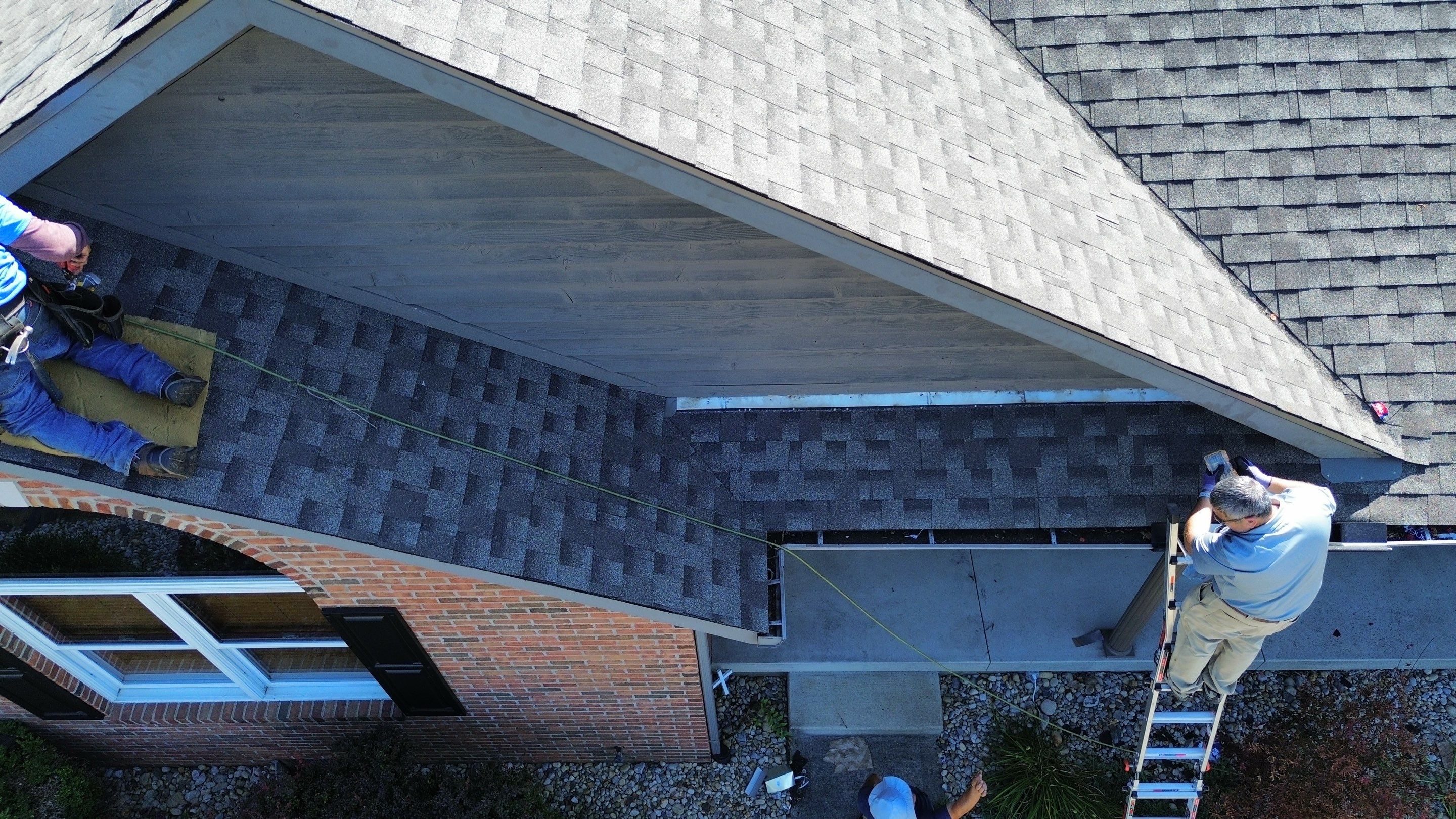 Residential Roofing Installation using Timberline HDZ Shingles - Weathered Wood by RoofX 