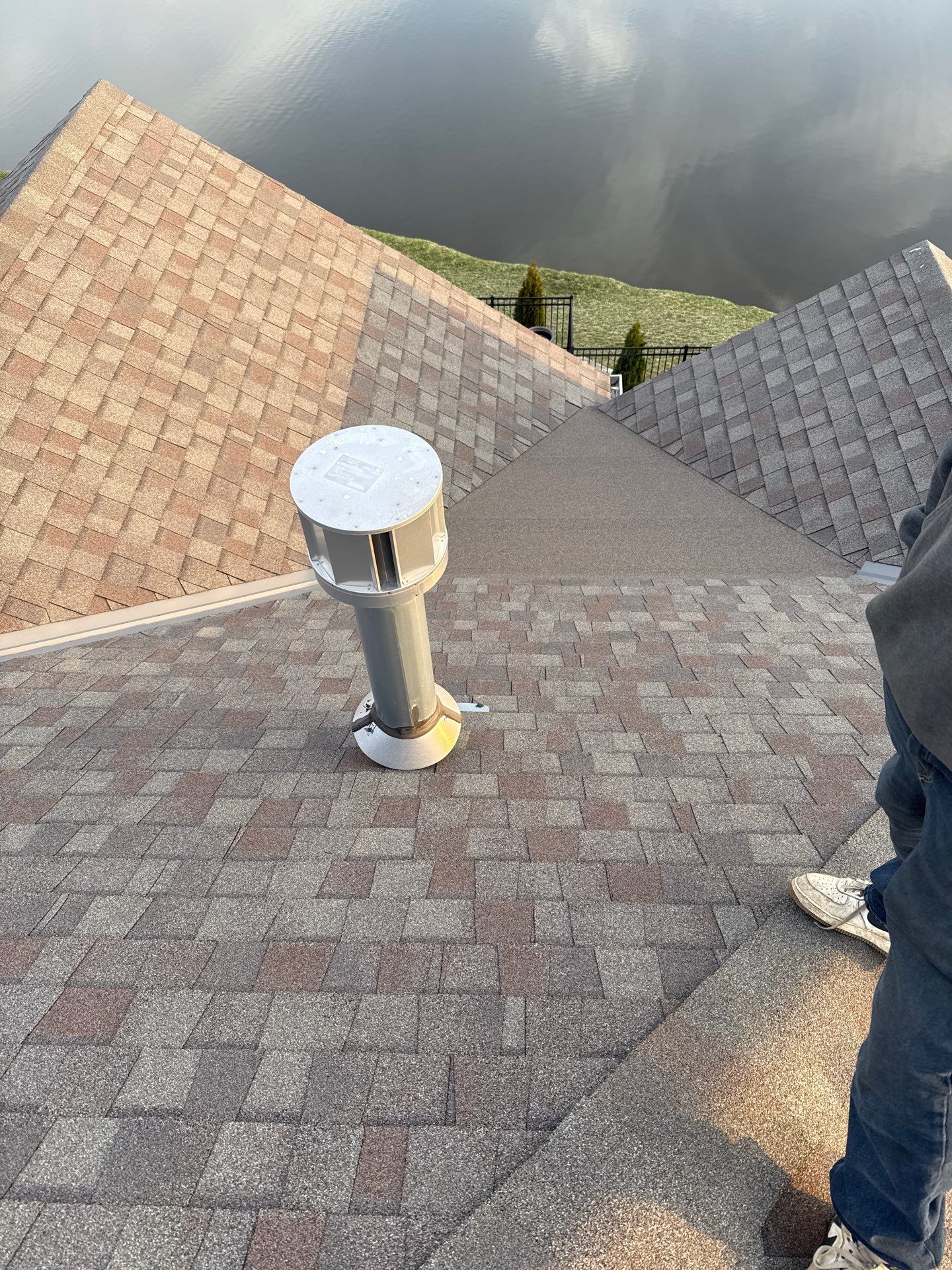 Hail Damaged Roof replacement in Staley Farms  by EEC  Windows, Siding & Roofing 