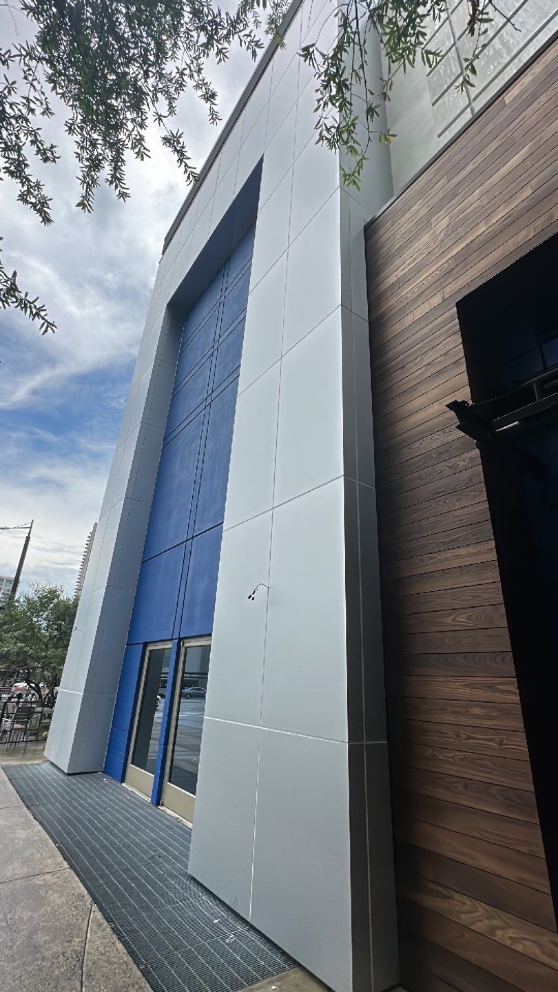 Exterior Installation using ACM Composite Panels by Infinity Metal Systems