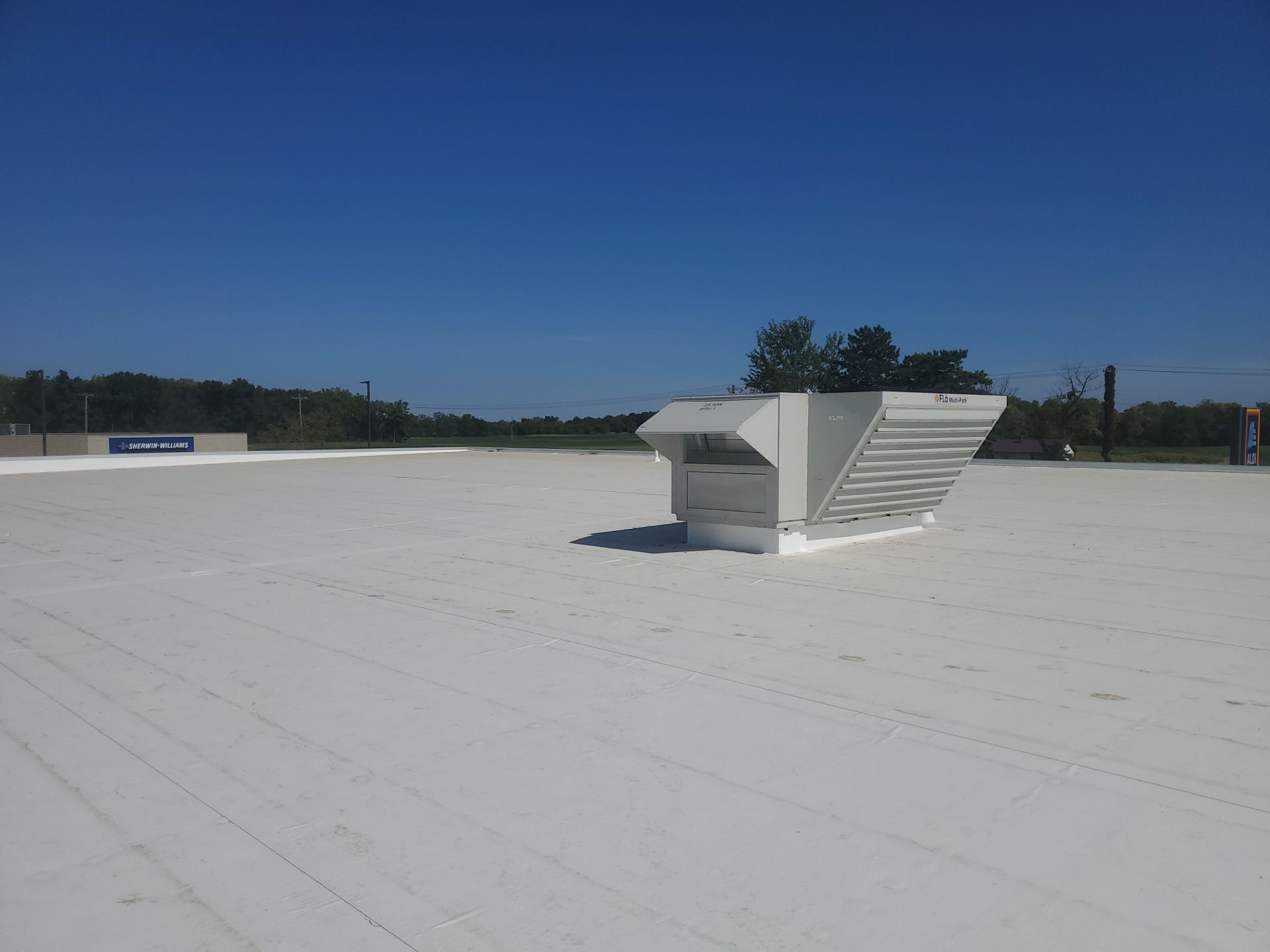 Aldi London - New Construction  by Nitro Roofing and Construction