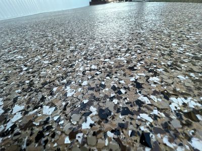 Patio Installation using Desert Sand
