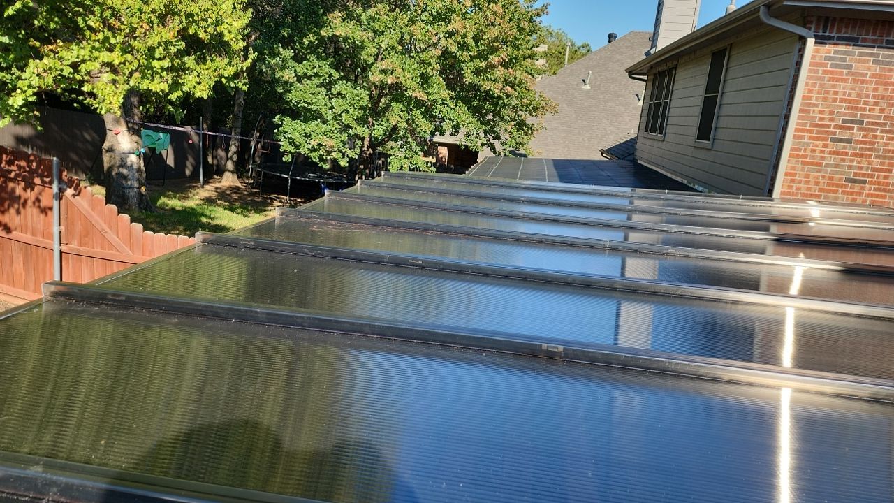 Hercules Patio Poly Cover by Tex-Line Roofing