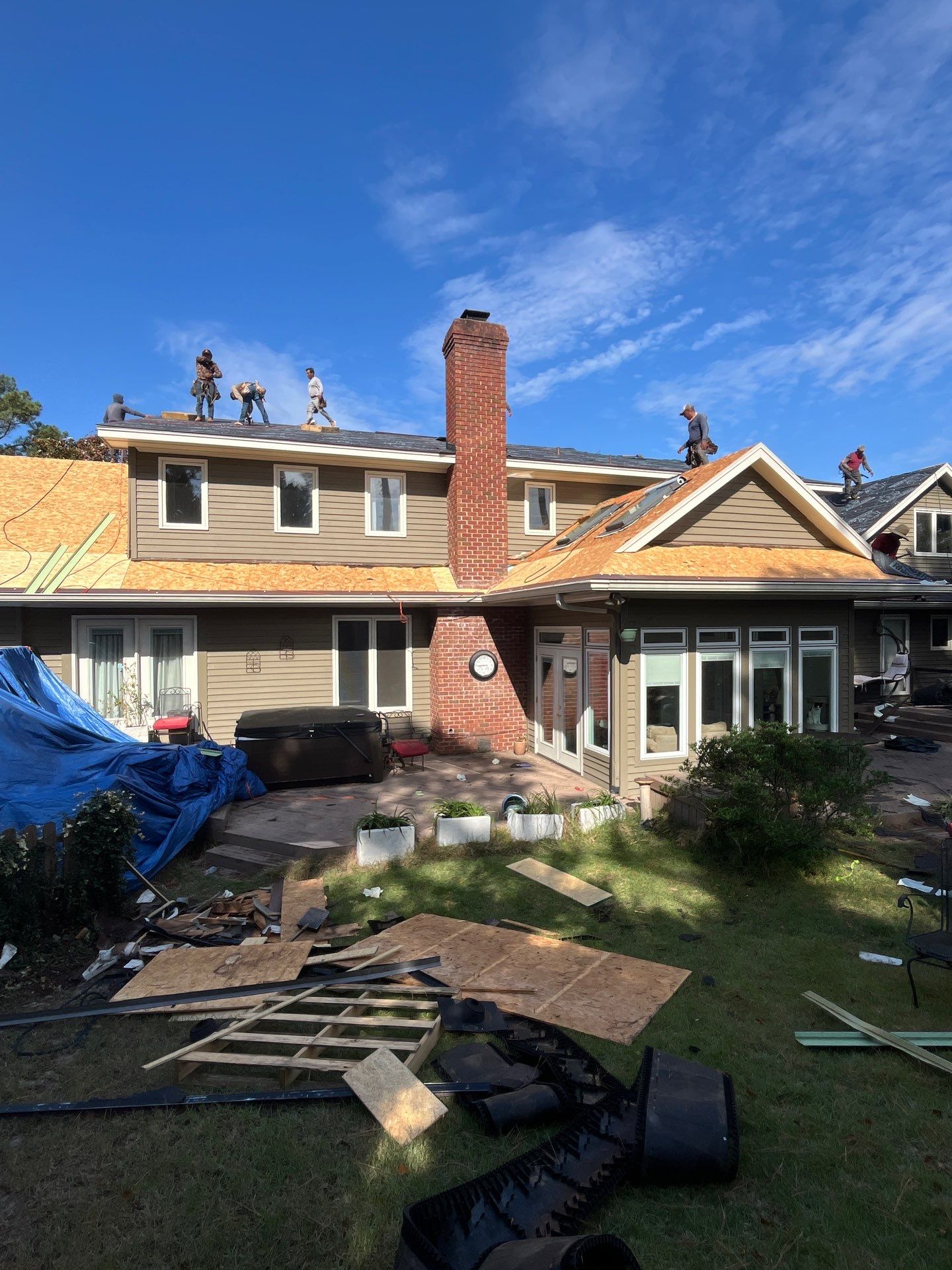 New Roof Repaired Siding and New Paint  by Karcher Roofing & Construction