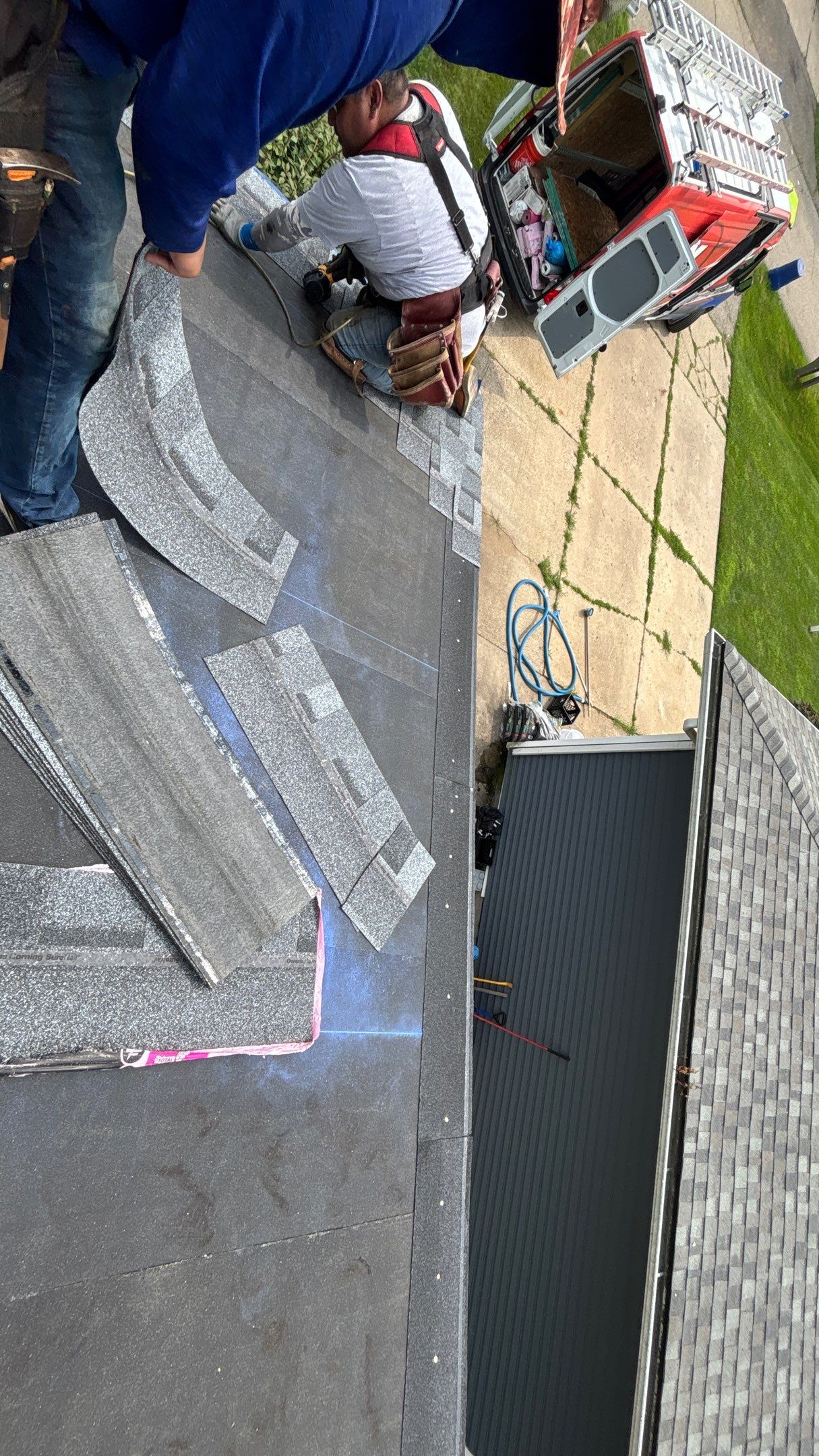 Roof Replacement using Owens Corning Slatestone Gray by 180 Contractors