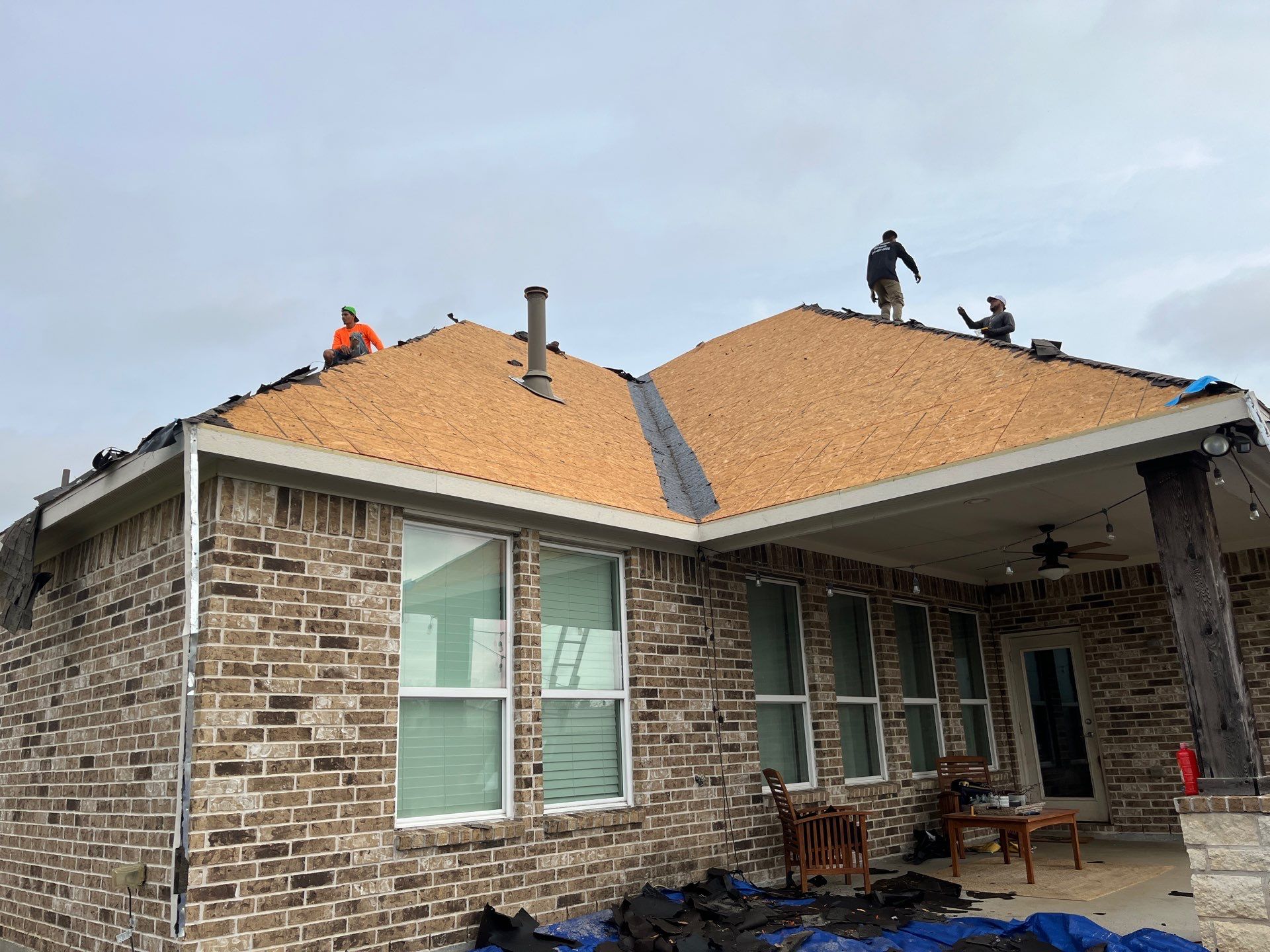 Hail Damage using Owen's Corning Duration (Lifetime) Shingles by Roof Repair Company