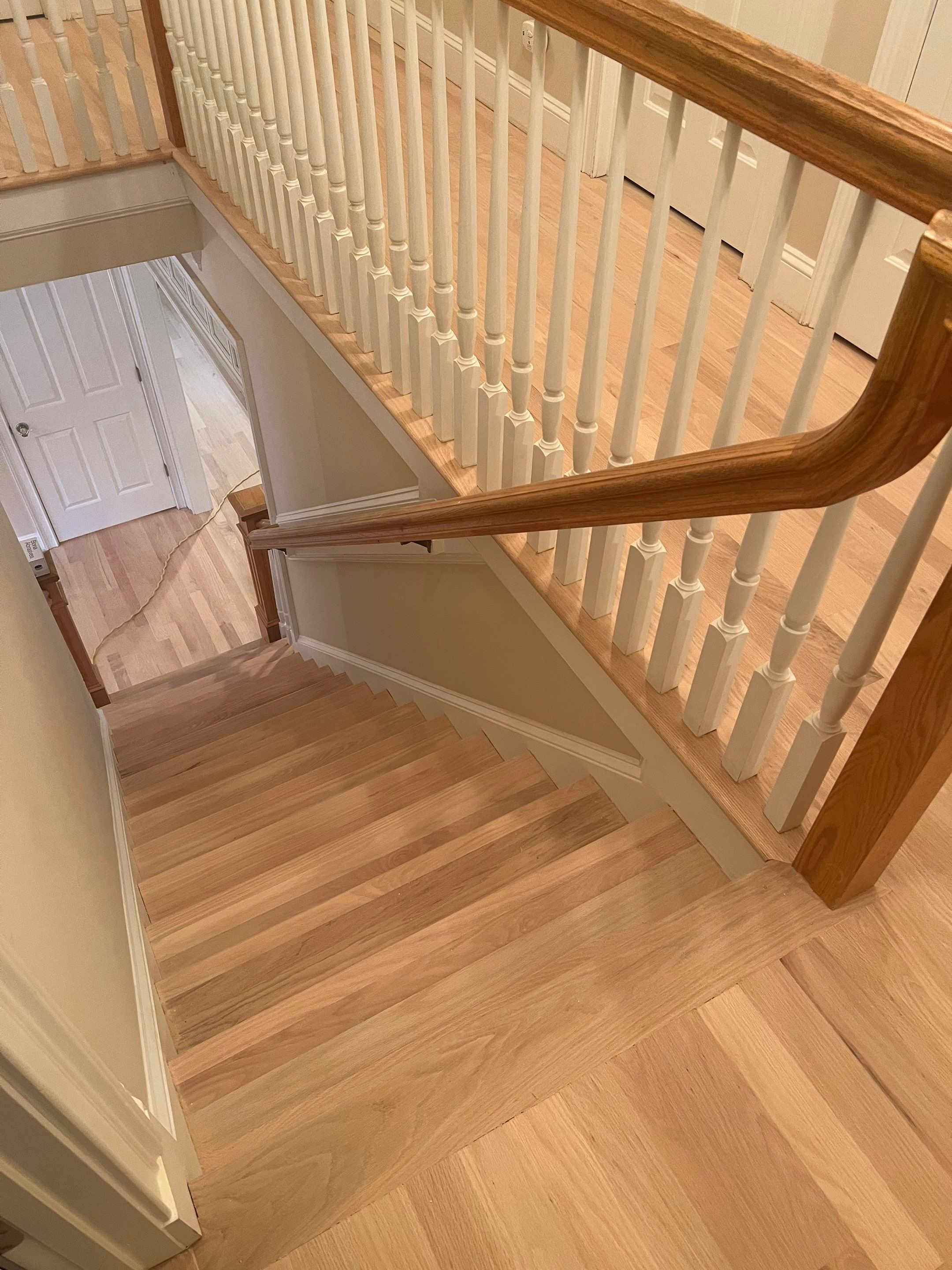 A beautiful refinishing project in The Oaks, Chapel Hill by Accent Custom Floors