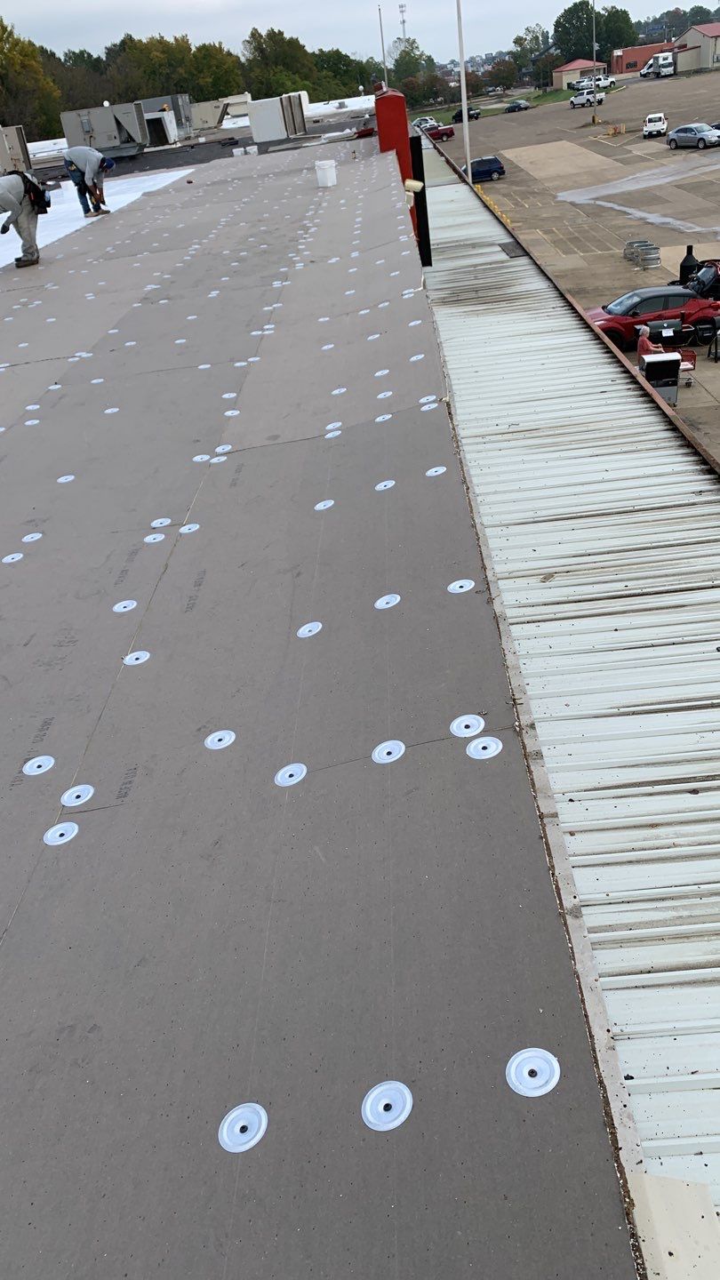 VA Clinic/Tractor Supply in Idabel, Oklahoma by Hostetler Roofing