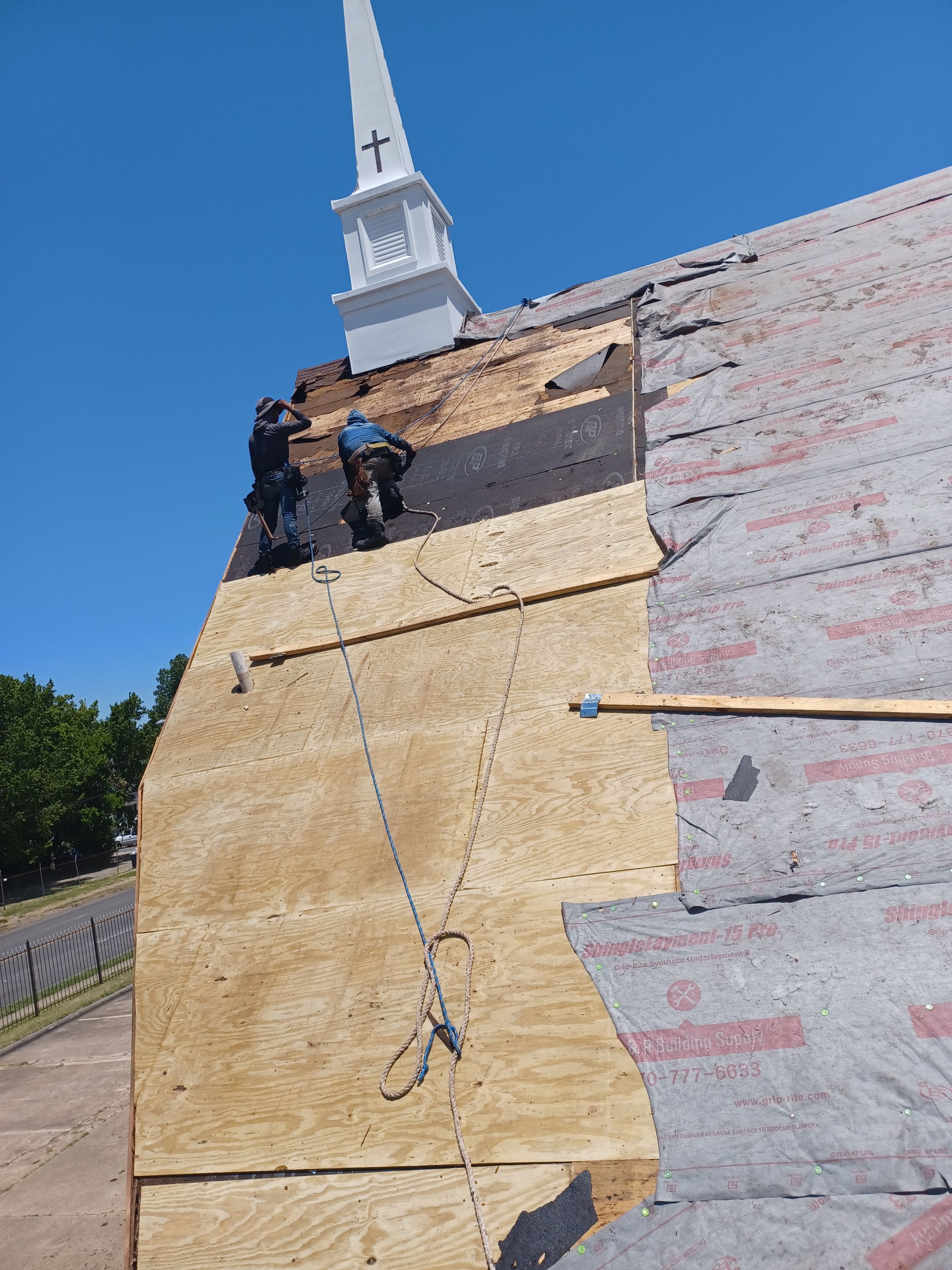 Bright Star Baptist Church by Hostetler Roofing