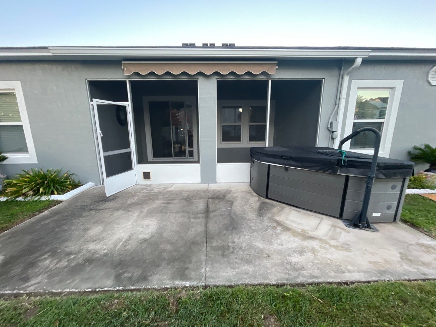 Porch in Newberry, FL in Tidal Wave by Cross Creek Concrete Coatings