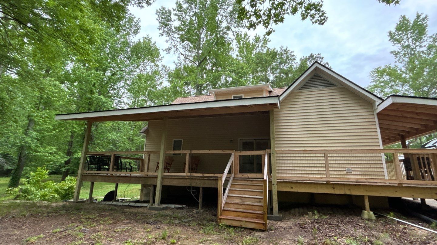 Roof Replacement and cover porch by Deerfield Roofing LLC