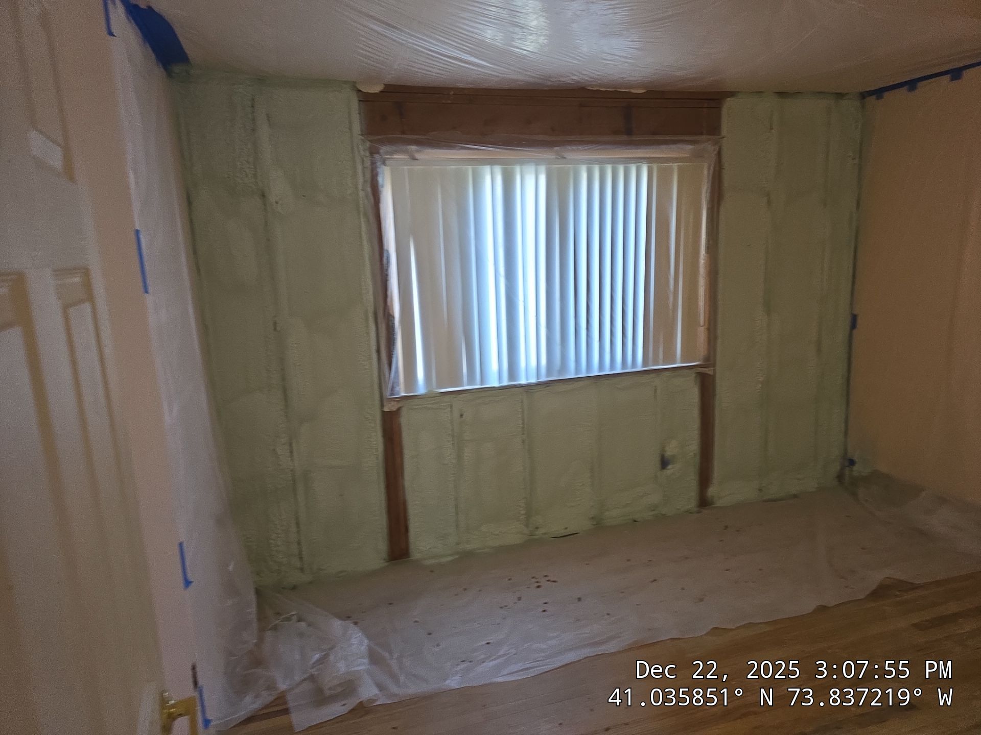 Exterior Walls Using Closed-Cell Spray Foam by NYS Foam & Energy
