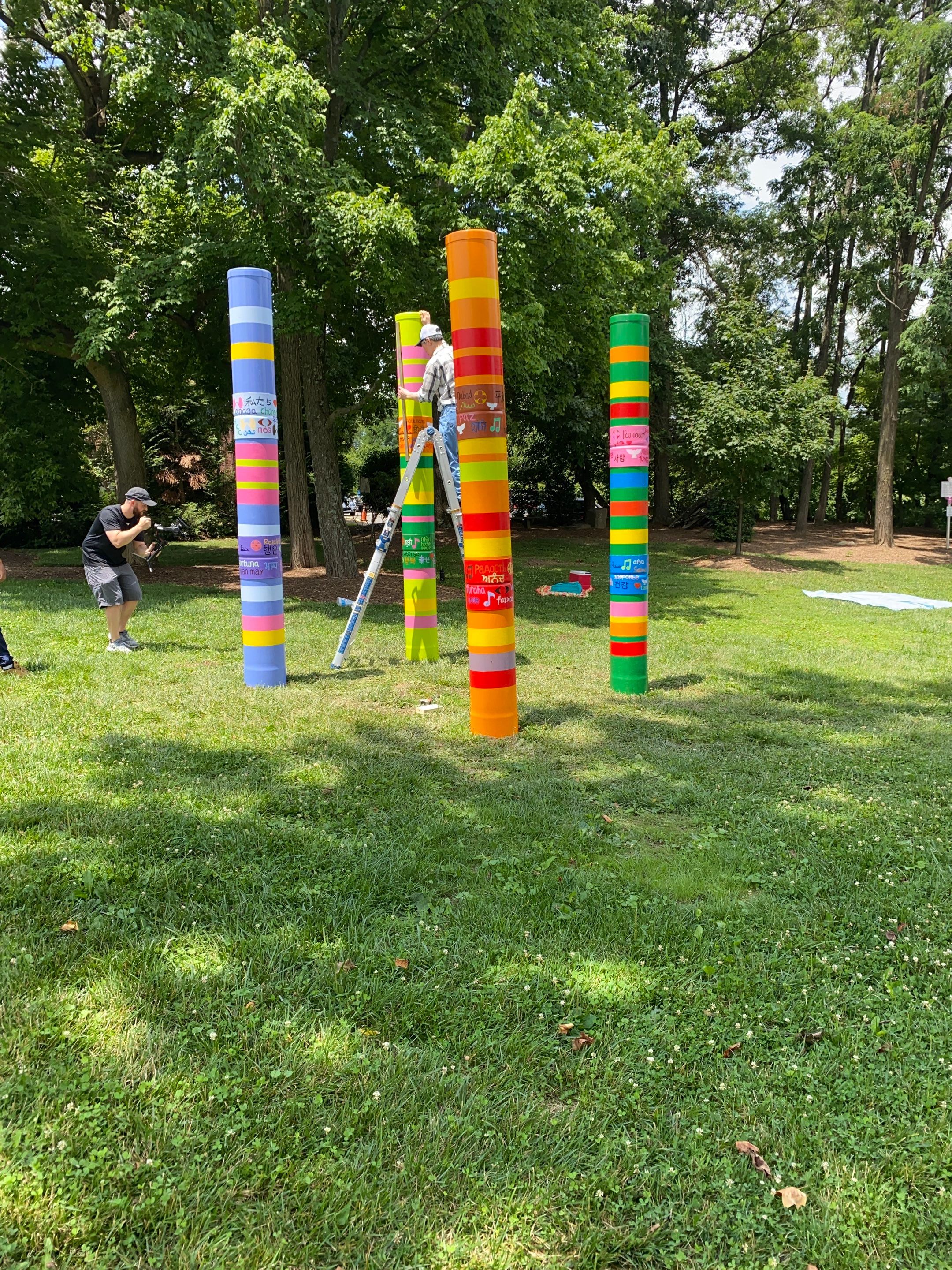 Indoor & Outdoor Art Installation by The Smet Companies, LLC