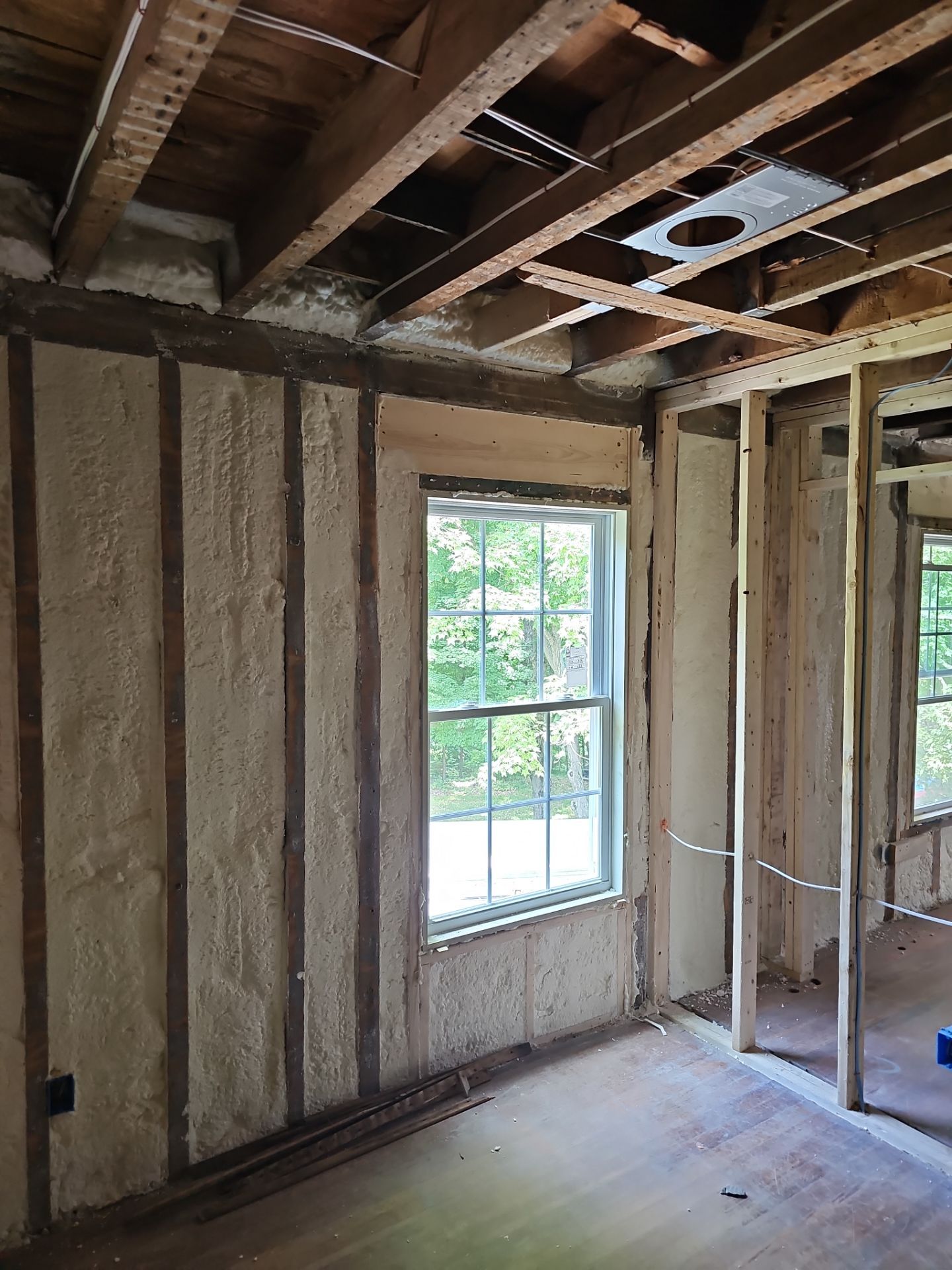 Home Remodel using Closed Cell Spray Foam by NYS Foam & Energy