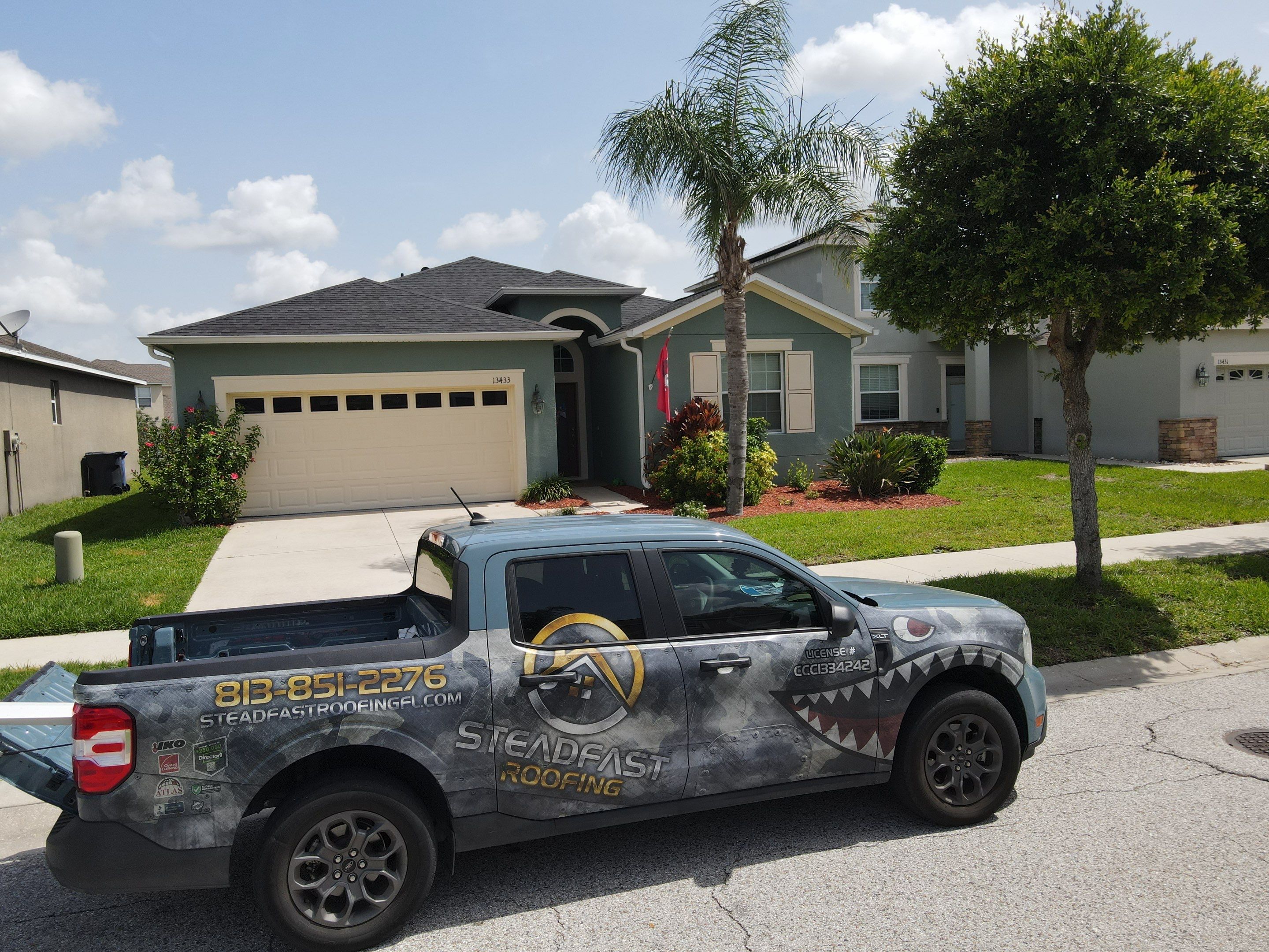 Roof Replacement in Riverview, FL. by Steadfast Roofing