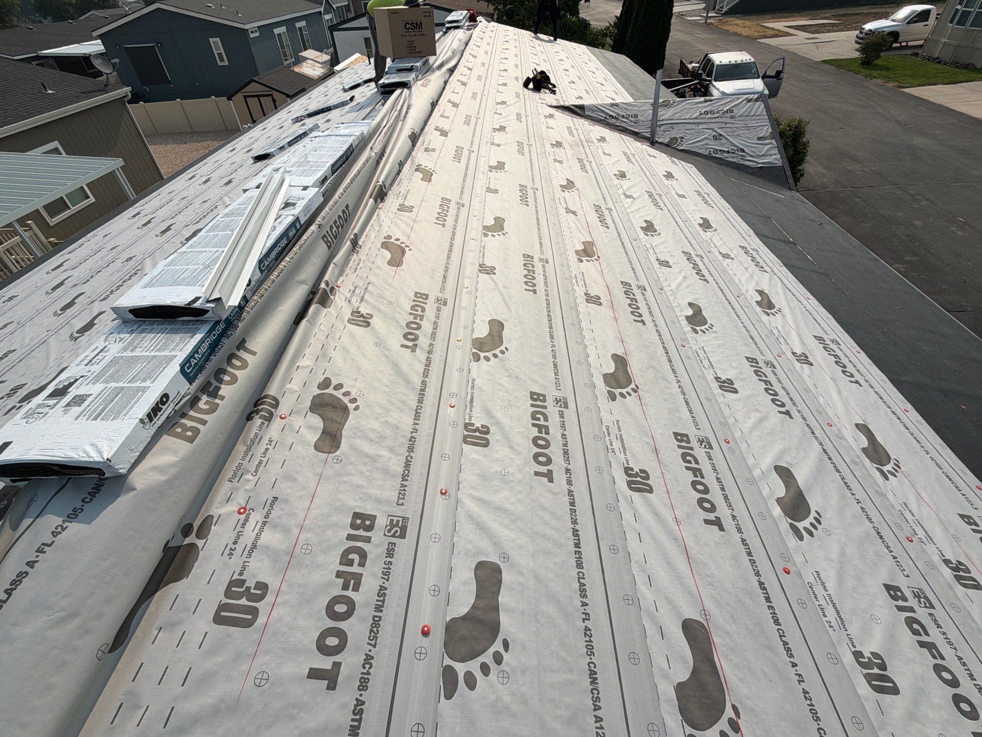 Residential Roof Replacement with Architectural Shingles in Boise by Olive Roofing