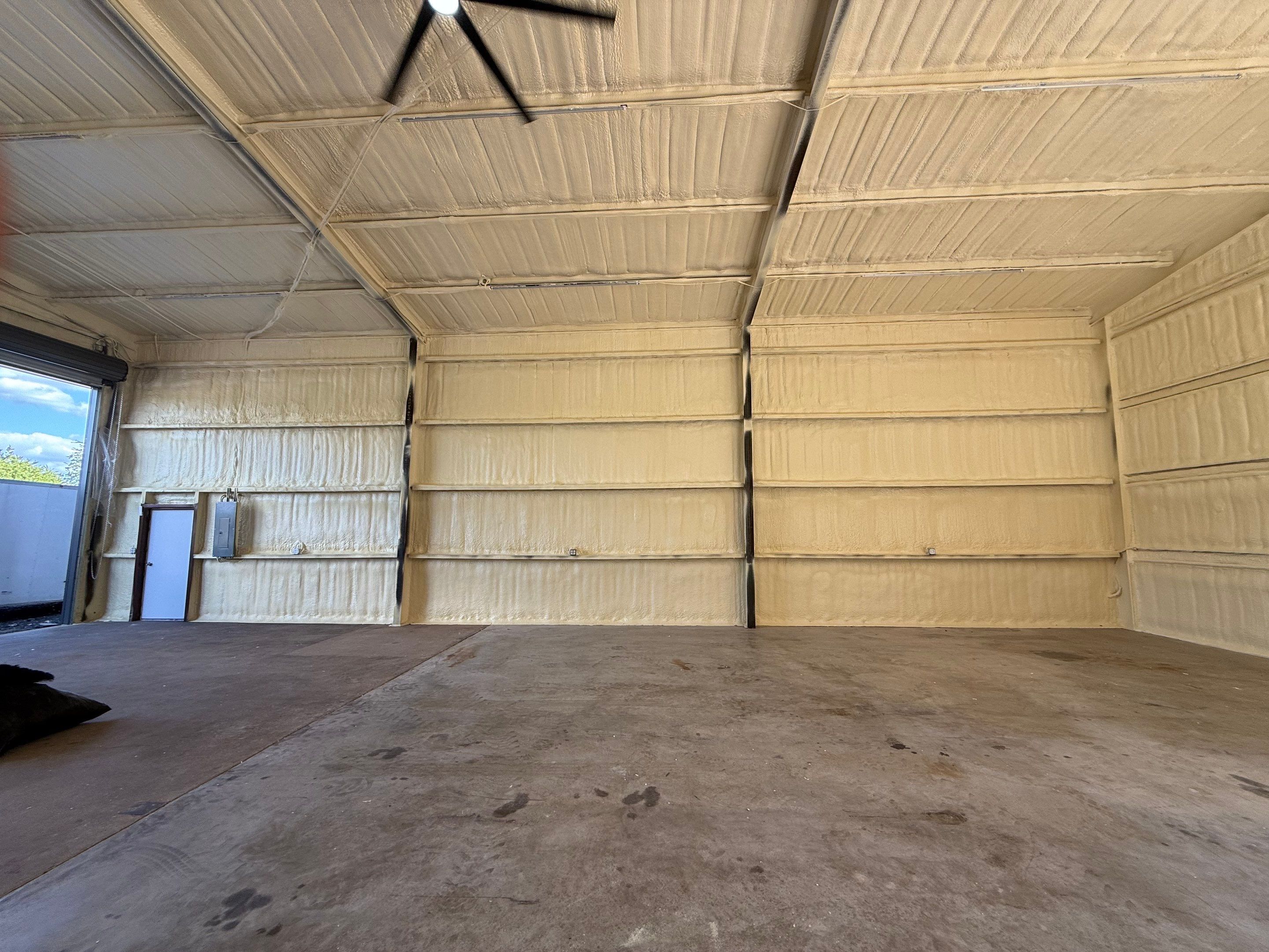 2" close cell metal shop by Apex Insulation Solutions